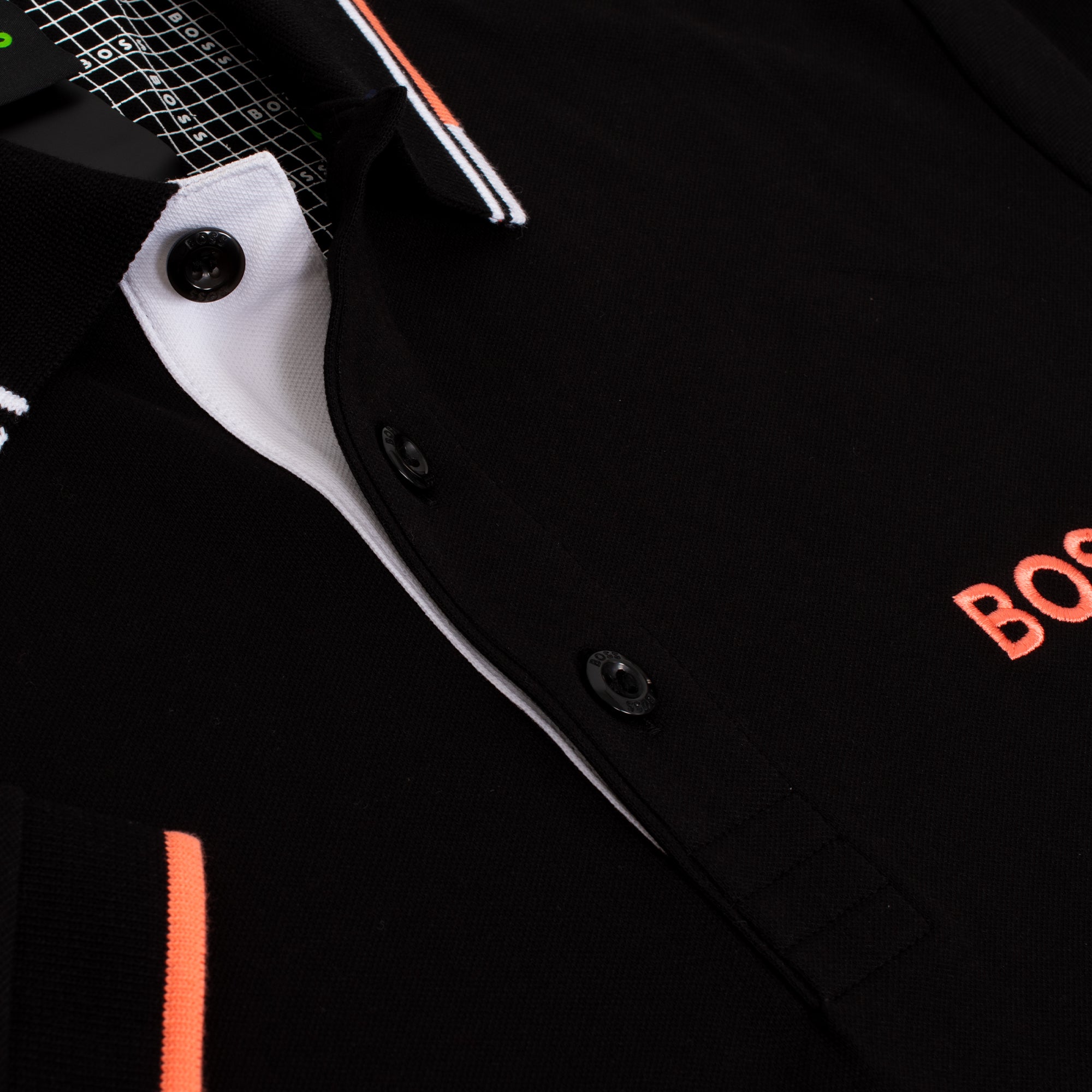 Boss Paddy Pro Polo Shirt Charcoal