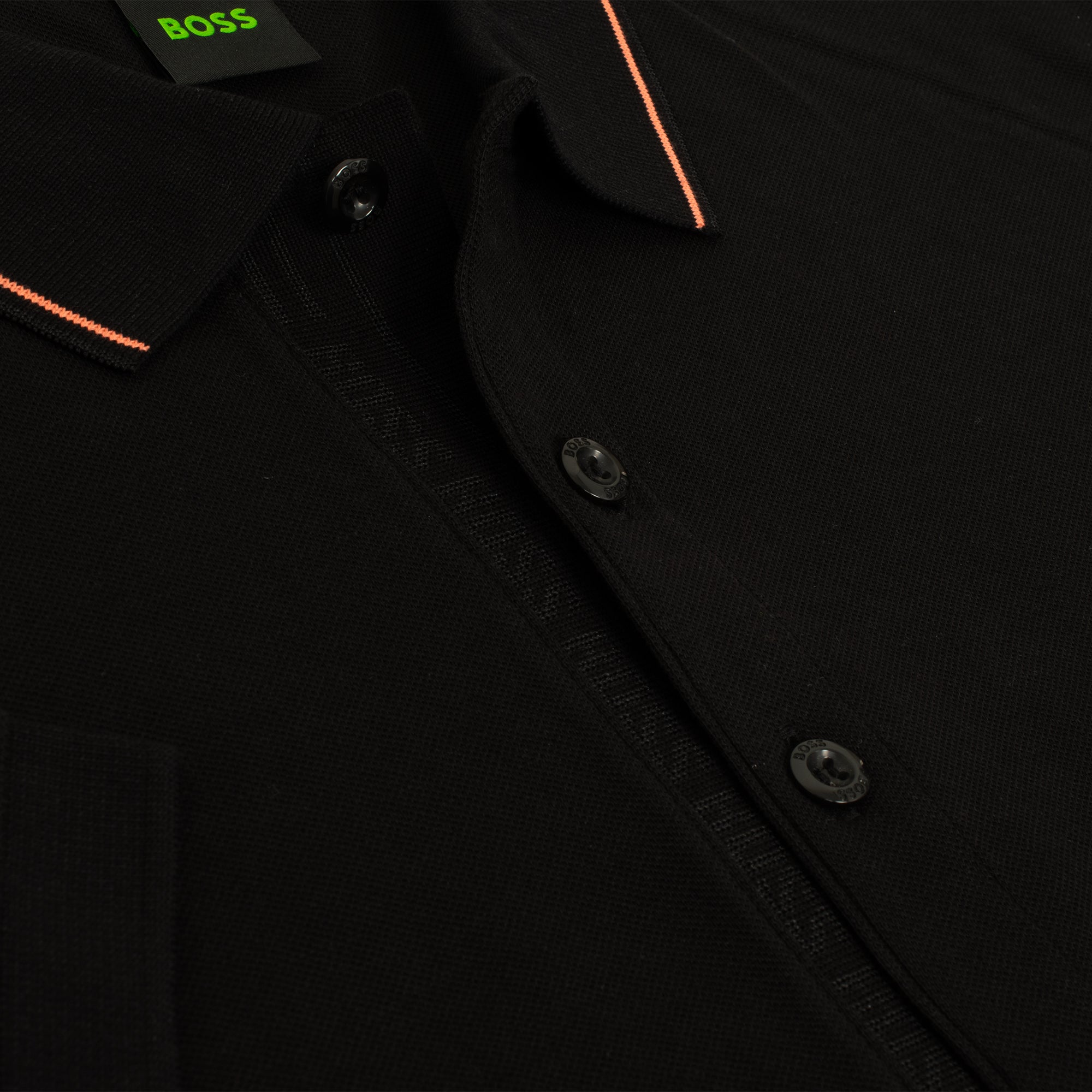 Boss Paule 4 Polo Shirt Black