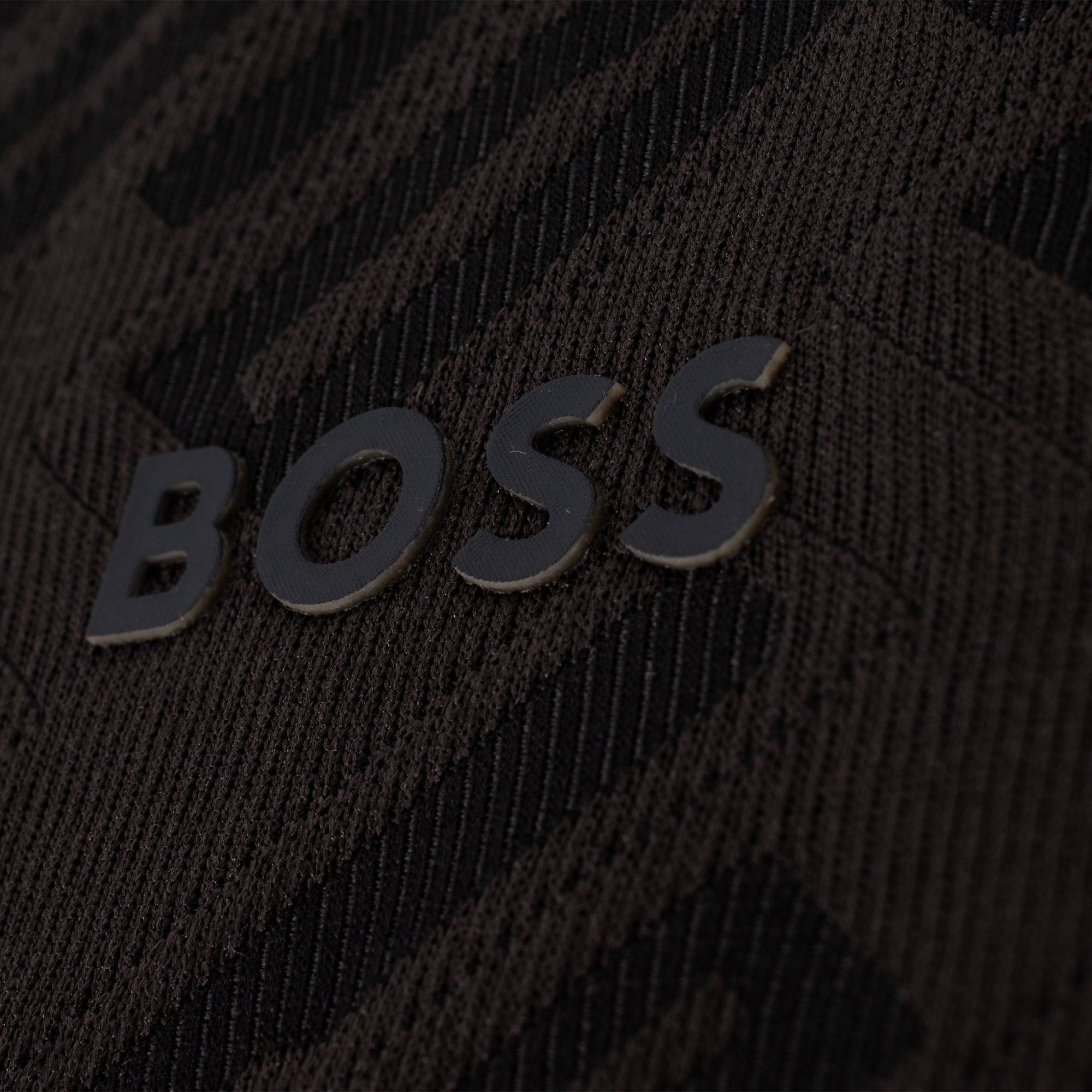 Boss Pirax Polo Shirt Charcoal