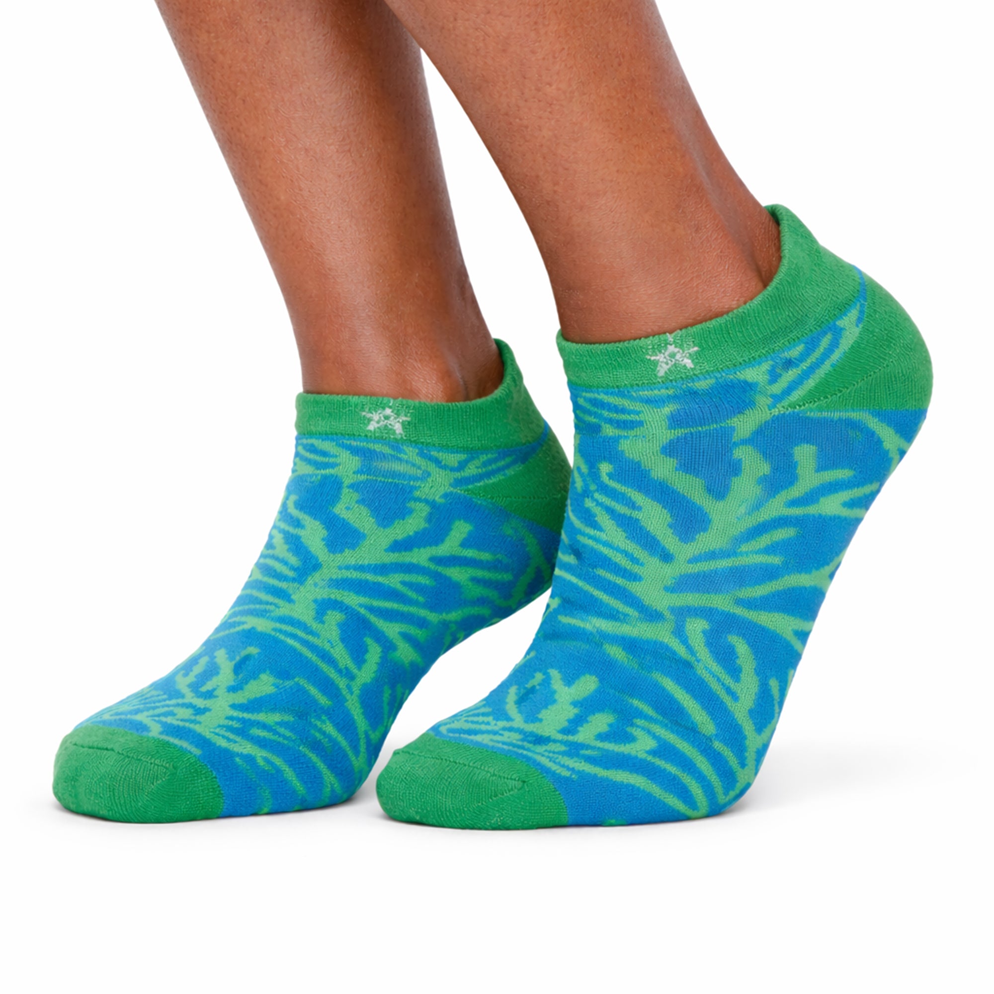 Swing Out Sister Ariel 2 Pair Pack Ladies Golf Socks Ocean Bloom
