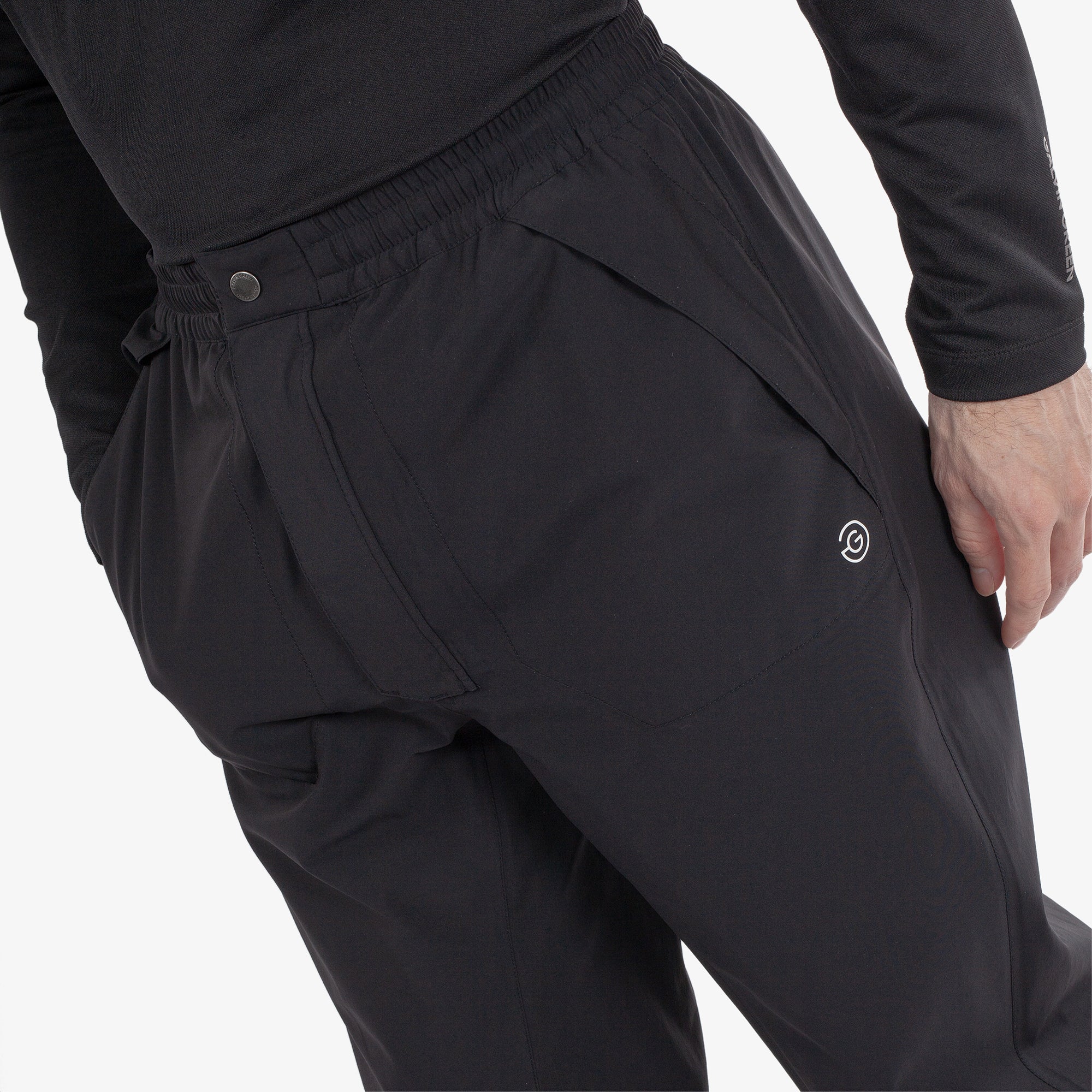 Galvin Green Arthur PacLite Gore-Tex Mens Waterproof Golf Trousers Black