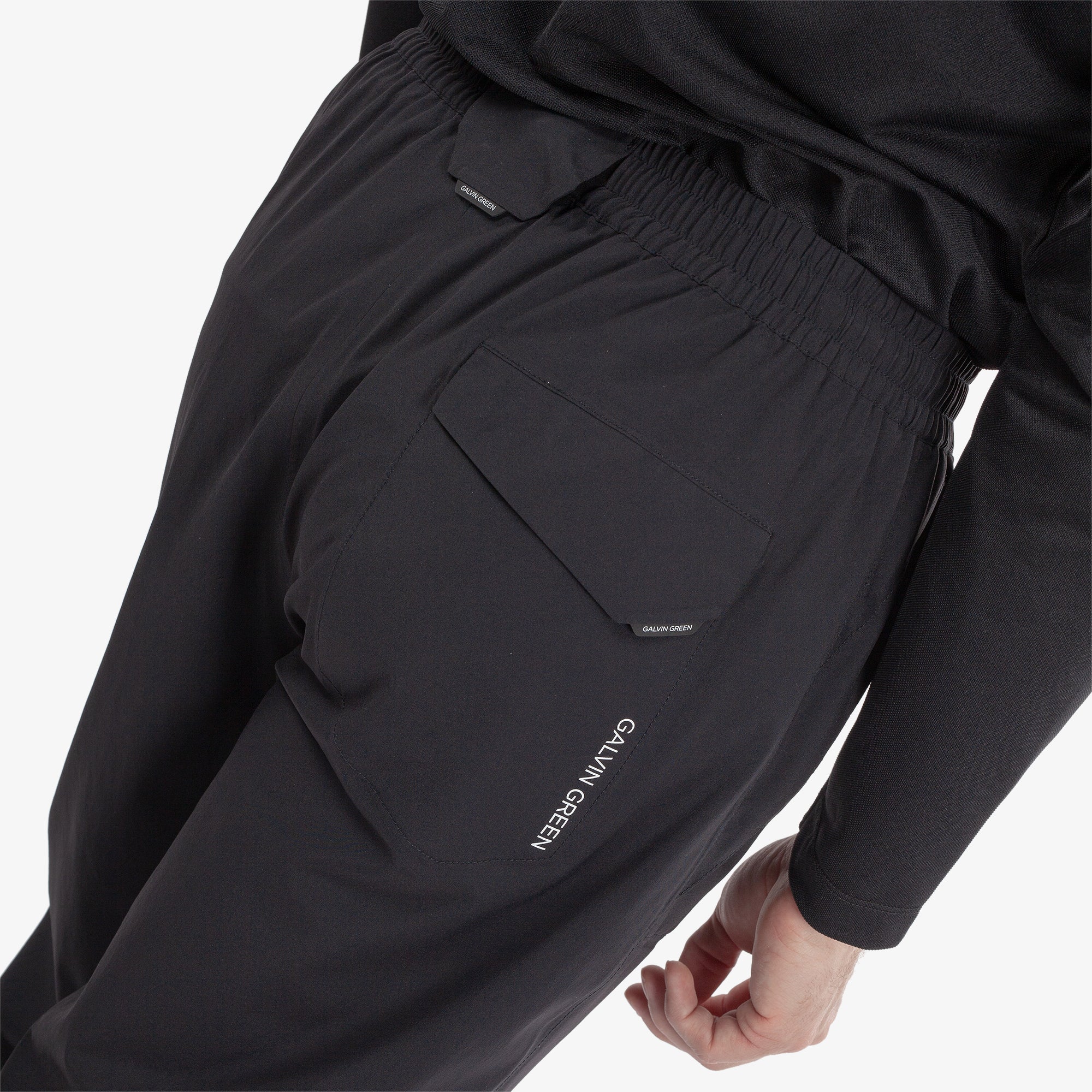 Galvin Green Arthur PacLite Gore-Tex Mens Waterproof Golf Trousers Black