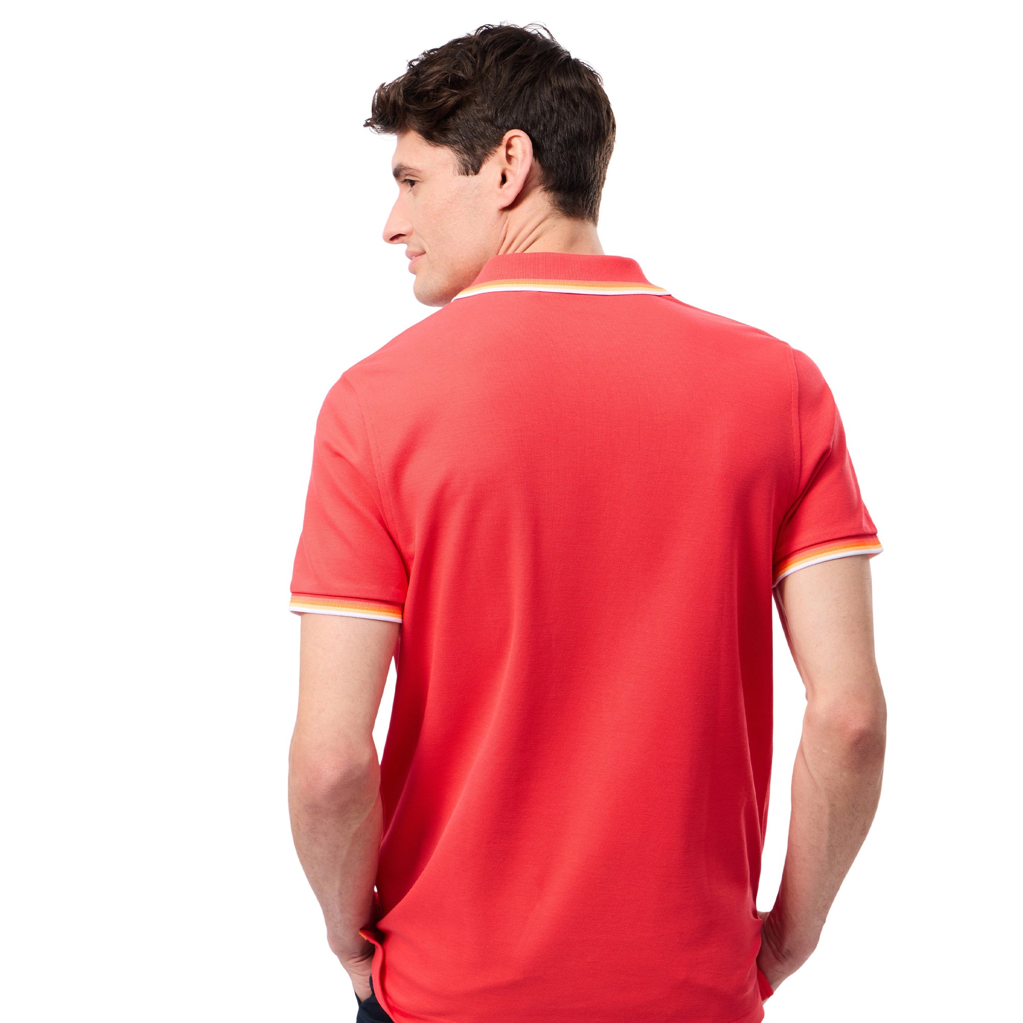 Psycho Bunny Granbury Pique Polo Shirt Hibiscus