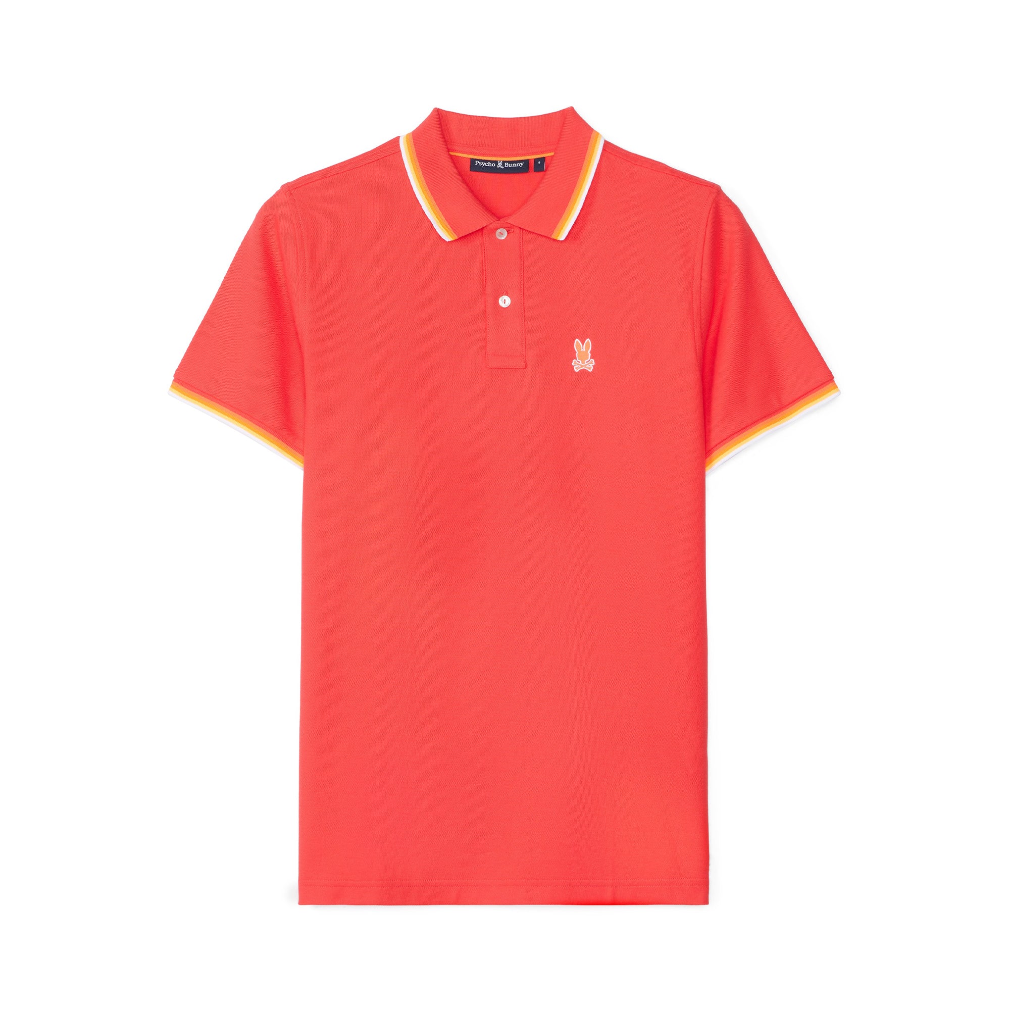 Psycho Bunny Granbury Pique Polo Shirt Hibiscus