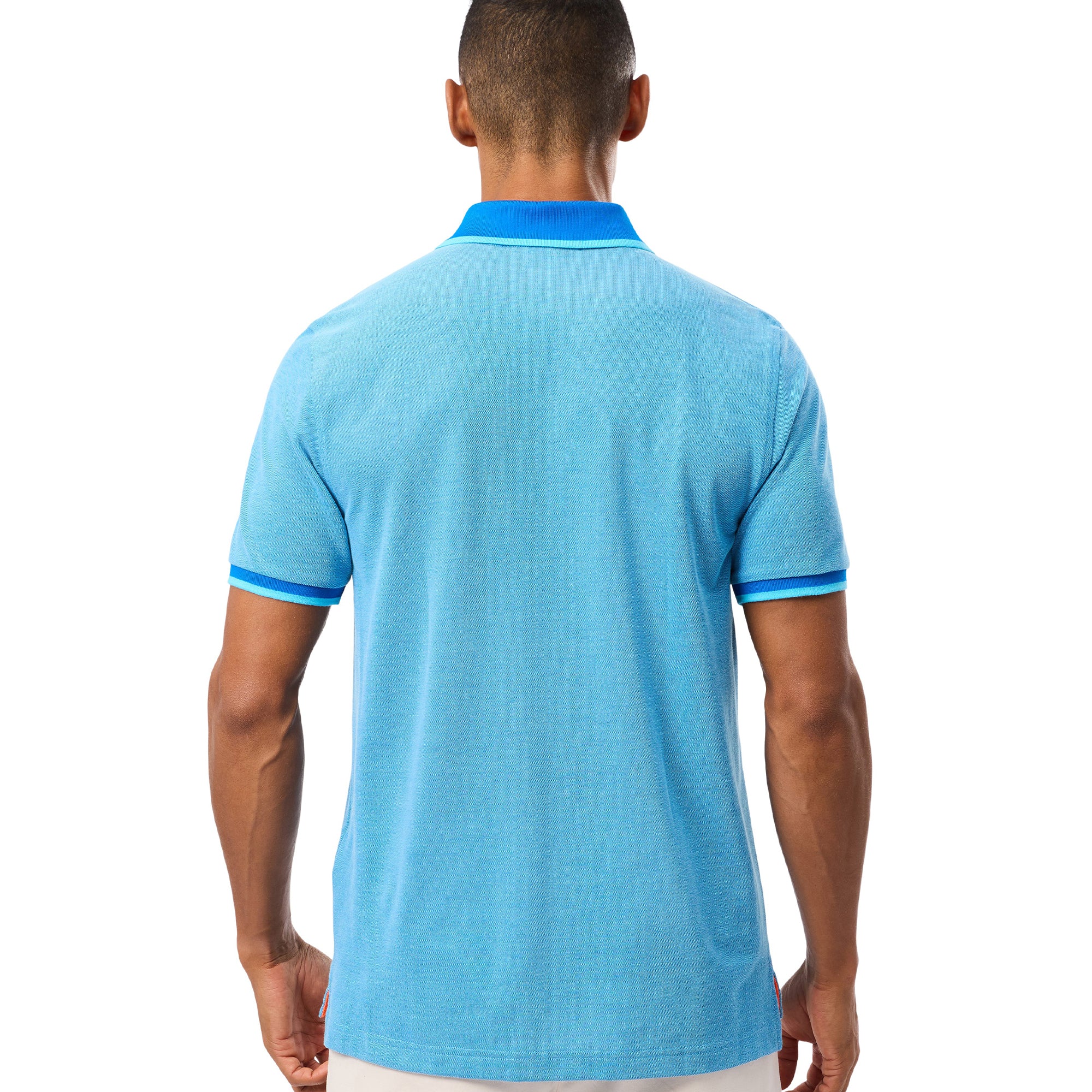 Psycho Bunny Woodway Oxford Polo Shirt Aquarius