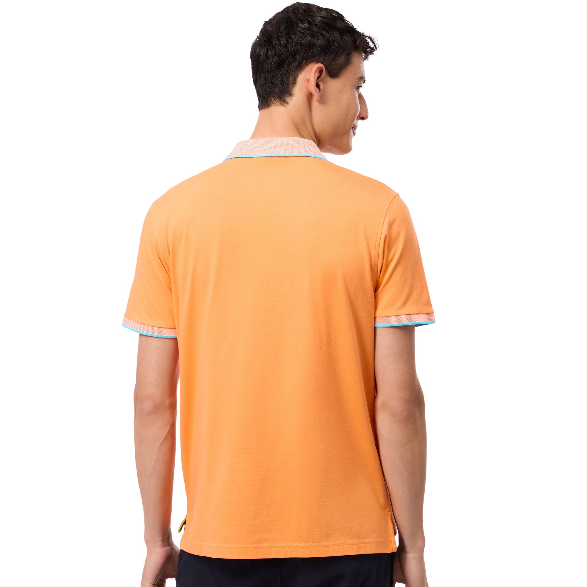 Psycho Bunny Northlake Jersey Polo Shirt Nectarine