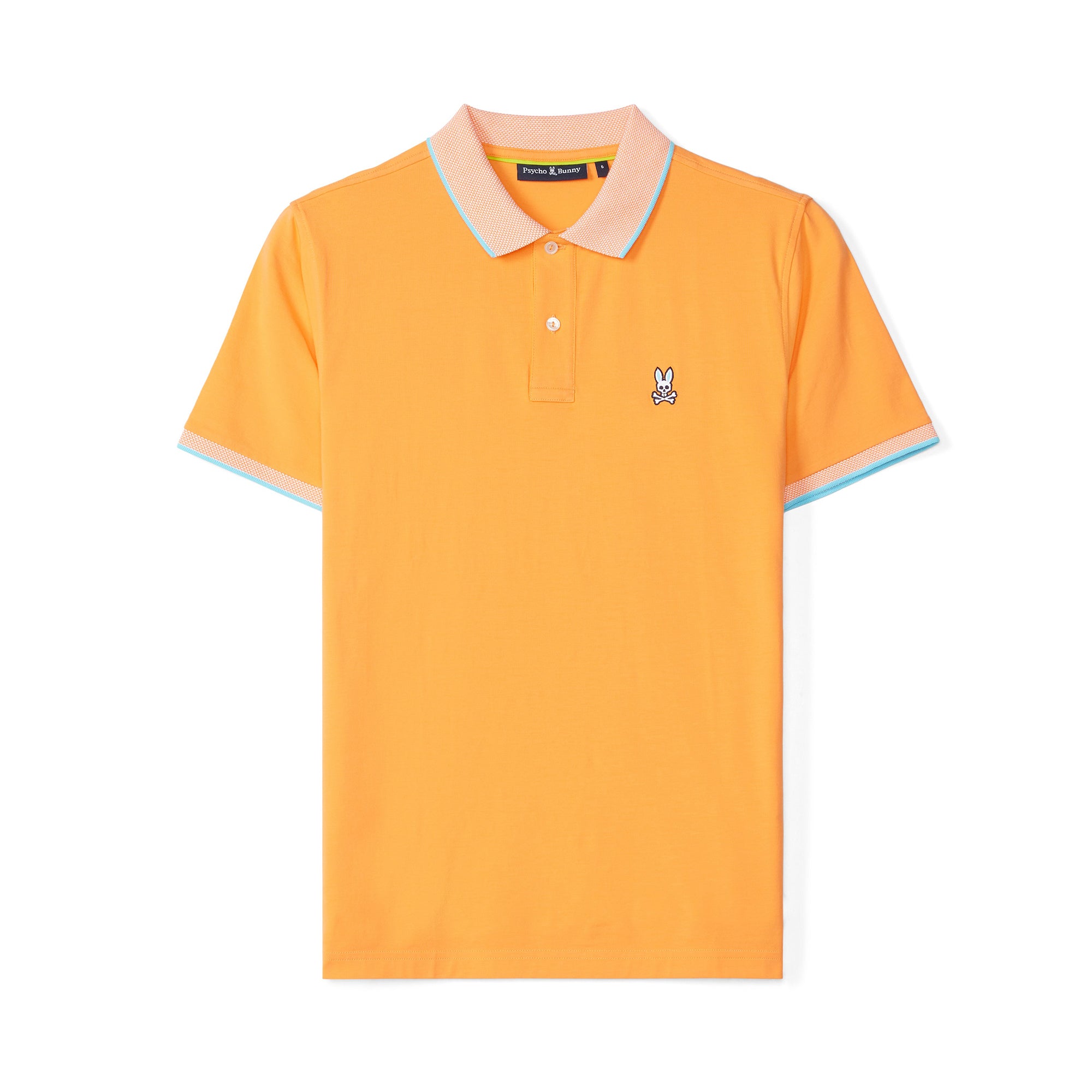 Psycho Bunny Northlake Jersey Polo Shirt Nectarine