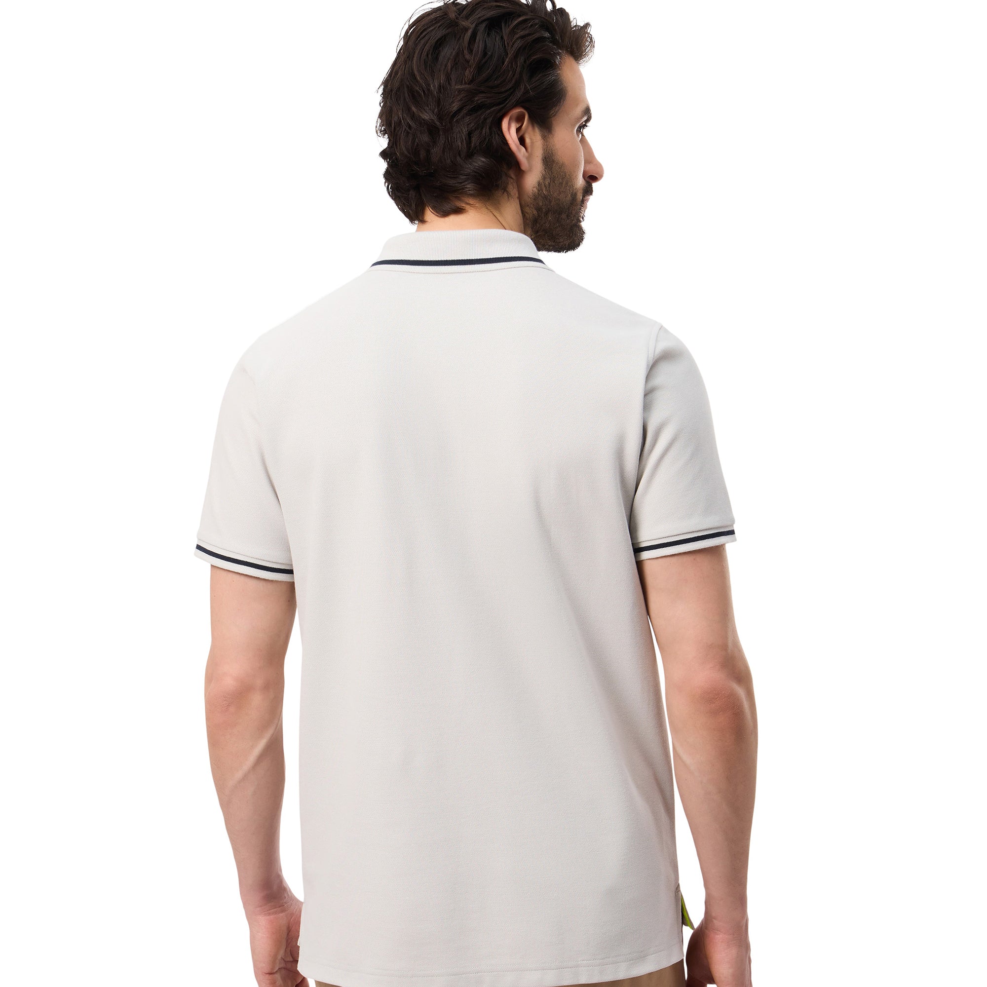 Psycho Bunny Groves Pique Polo Shirt Pearl