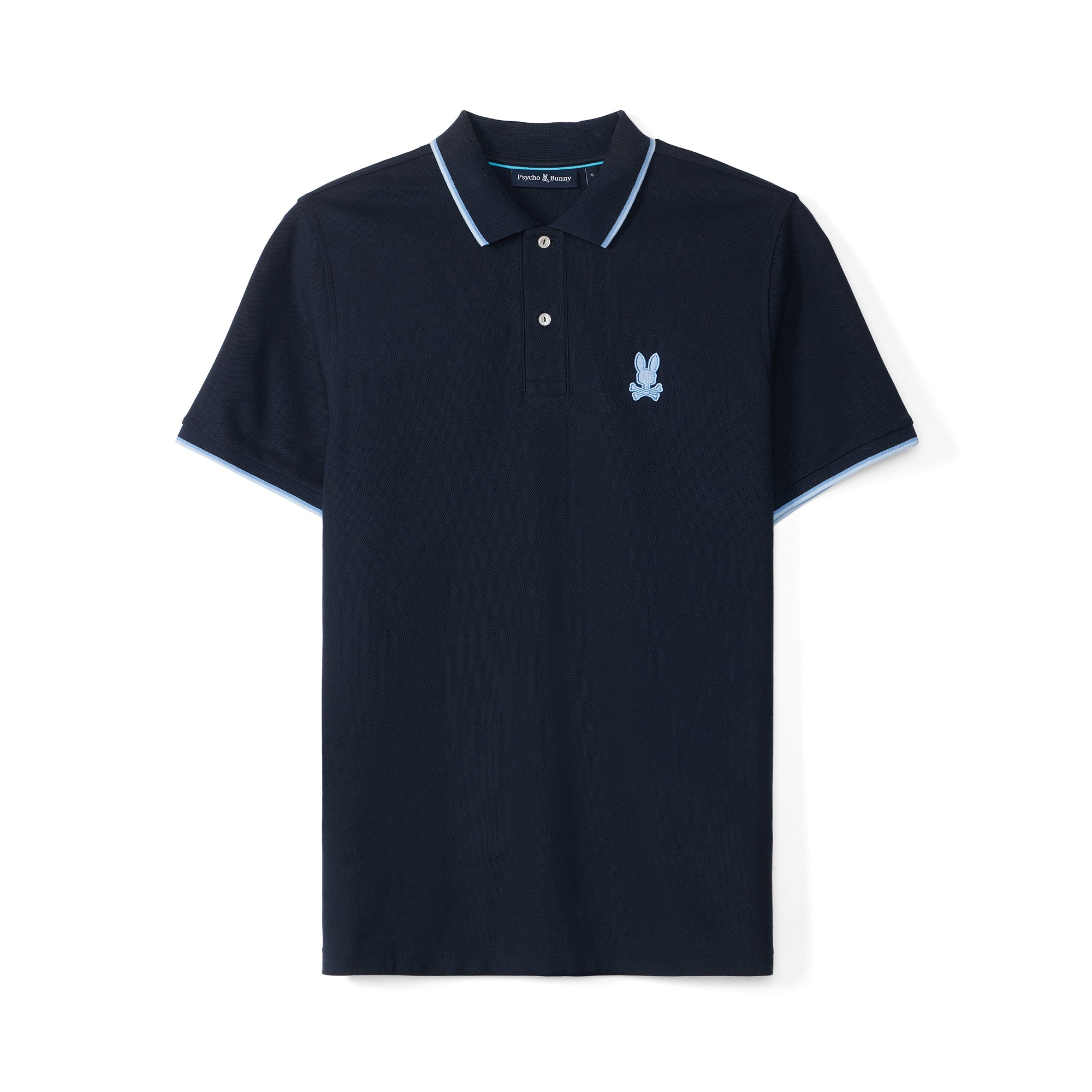 Psycho Bunny Houston Pique Polo Shirt Navy
