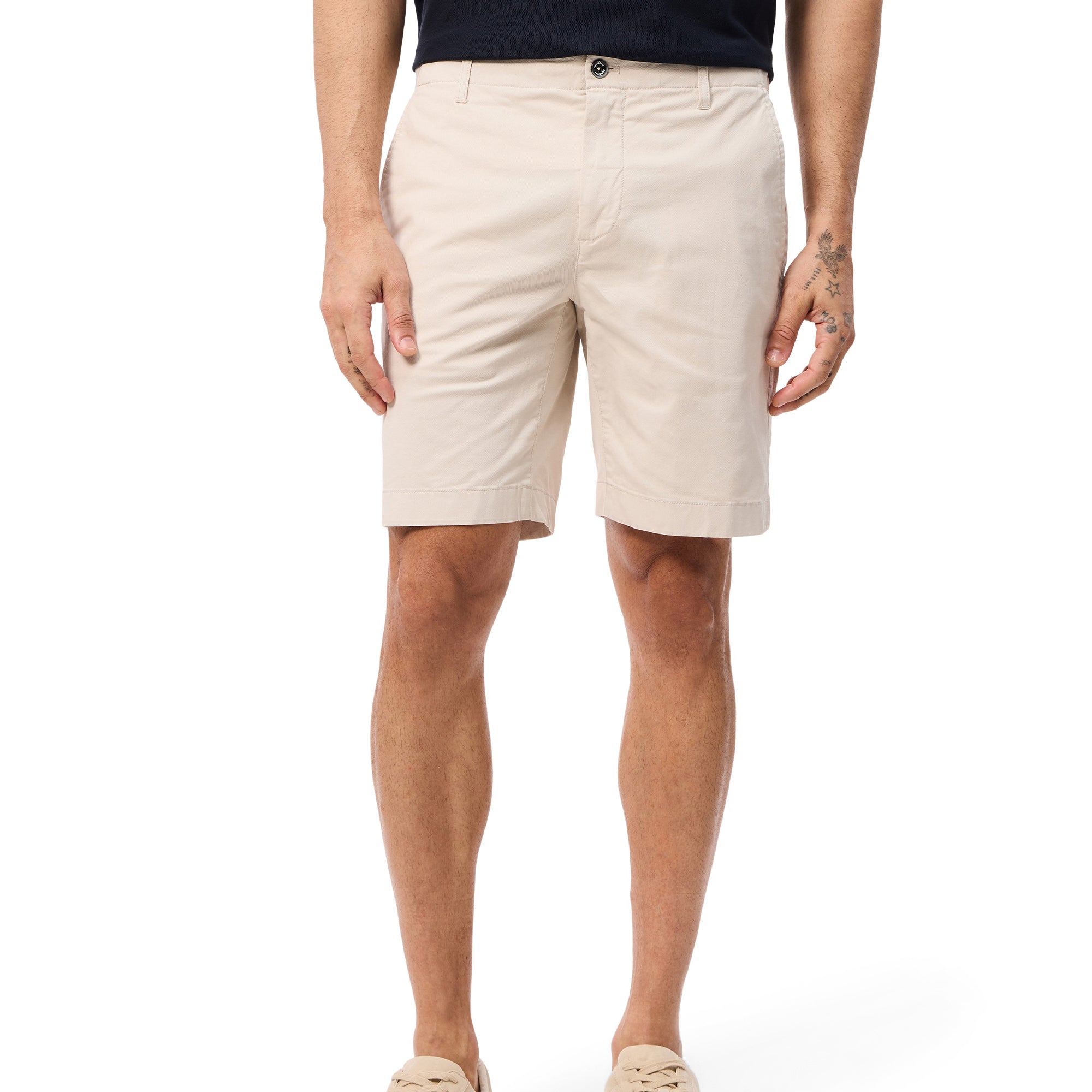 Psycho Bunny Diego Chino Shorts Natural Linen