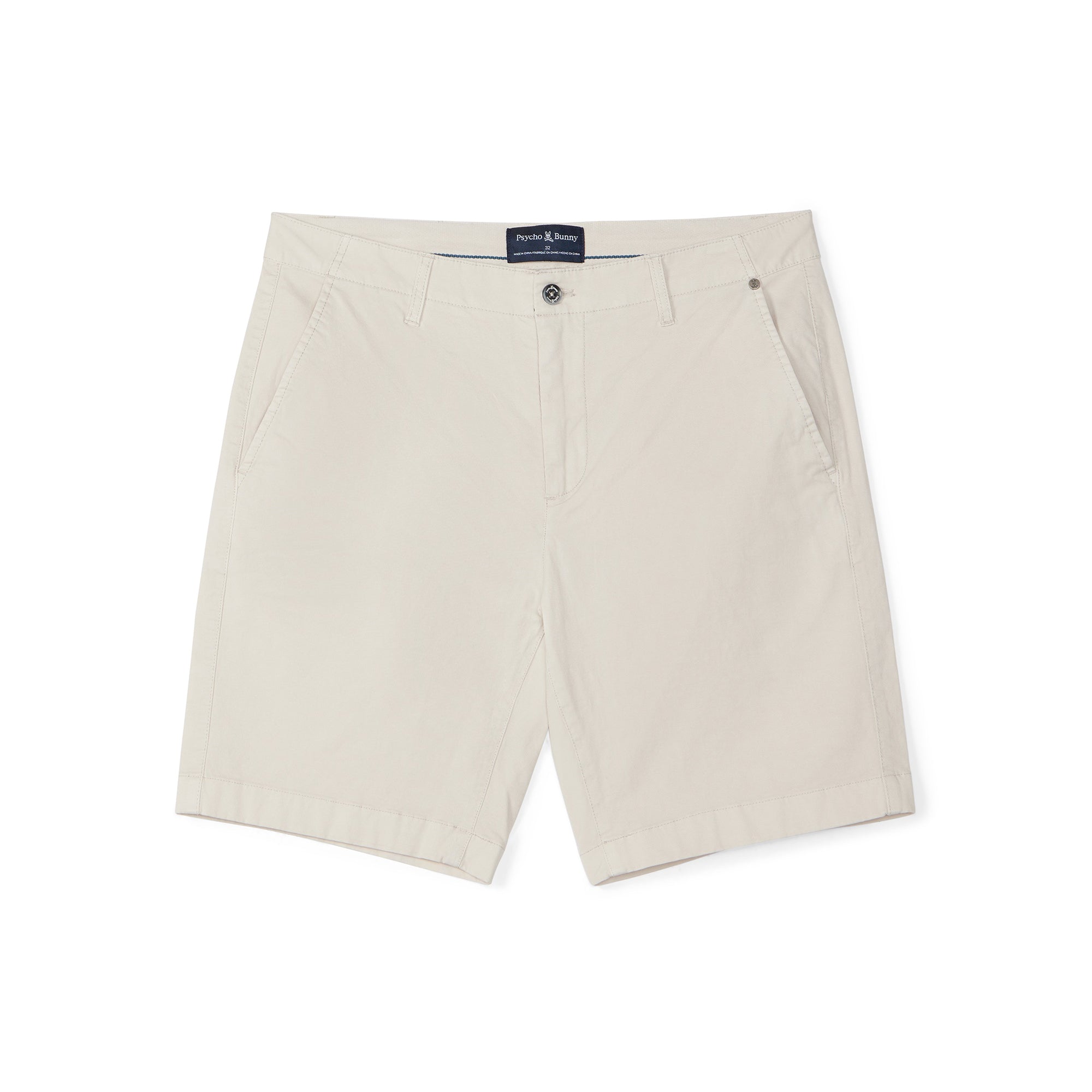 Psycho Bunny Diego Chino Shorts Natural Linen