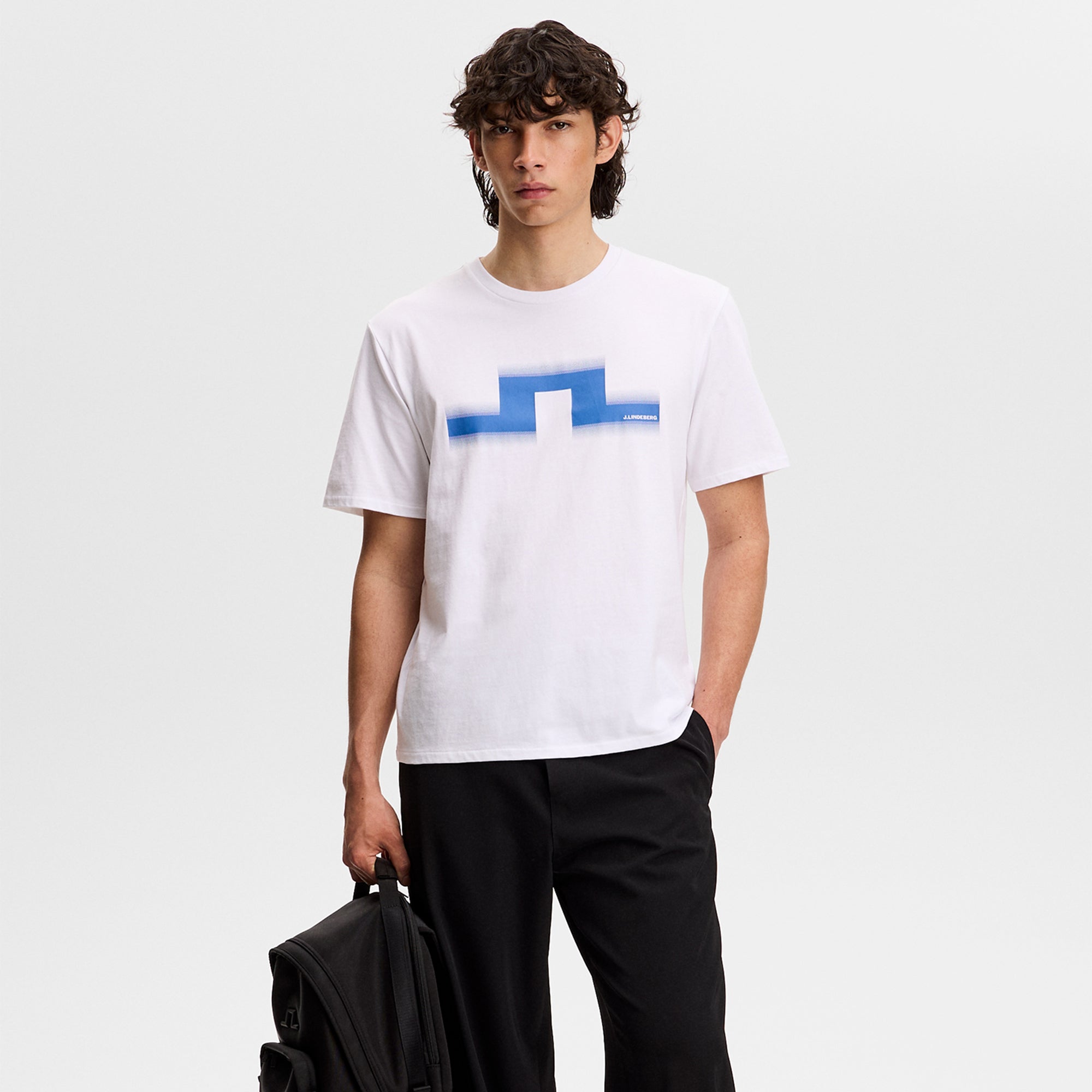 J Lindeberg Alpha Graphic T-Shirt White