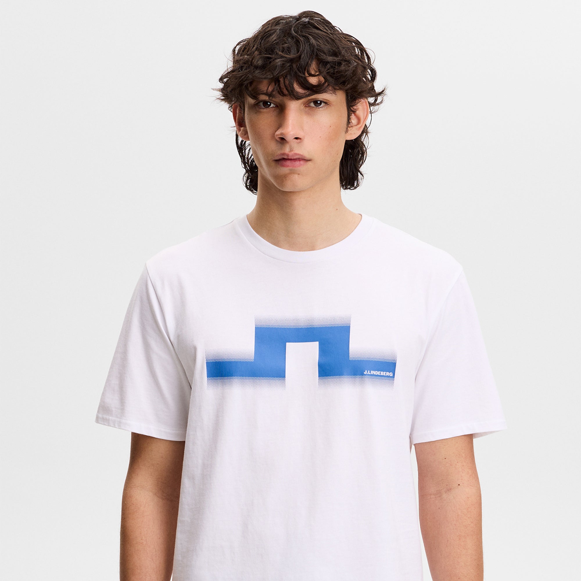 J Lindeberg Alpha Graphic T-Shirt White