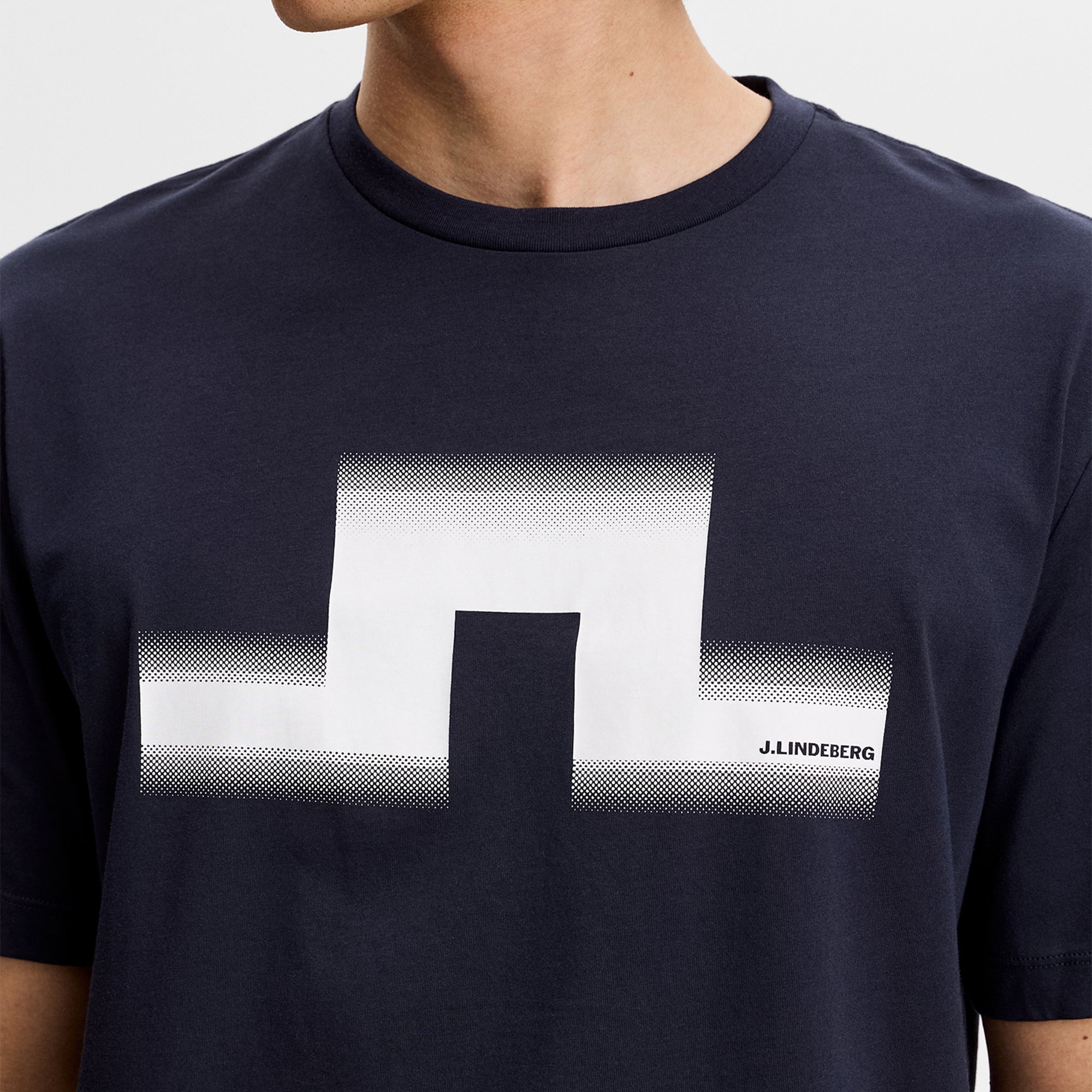 J Lindeberg Alpha Graphic T-Shirt Navy