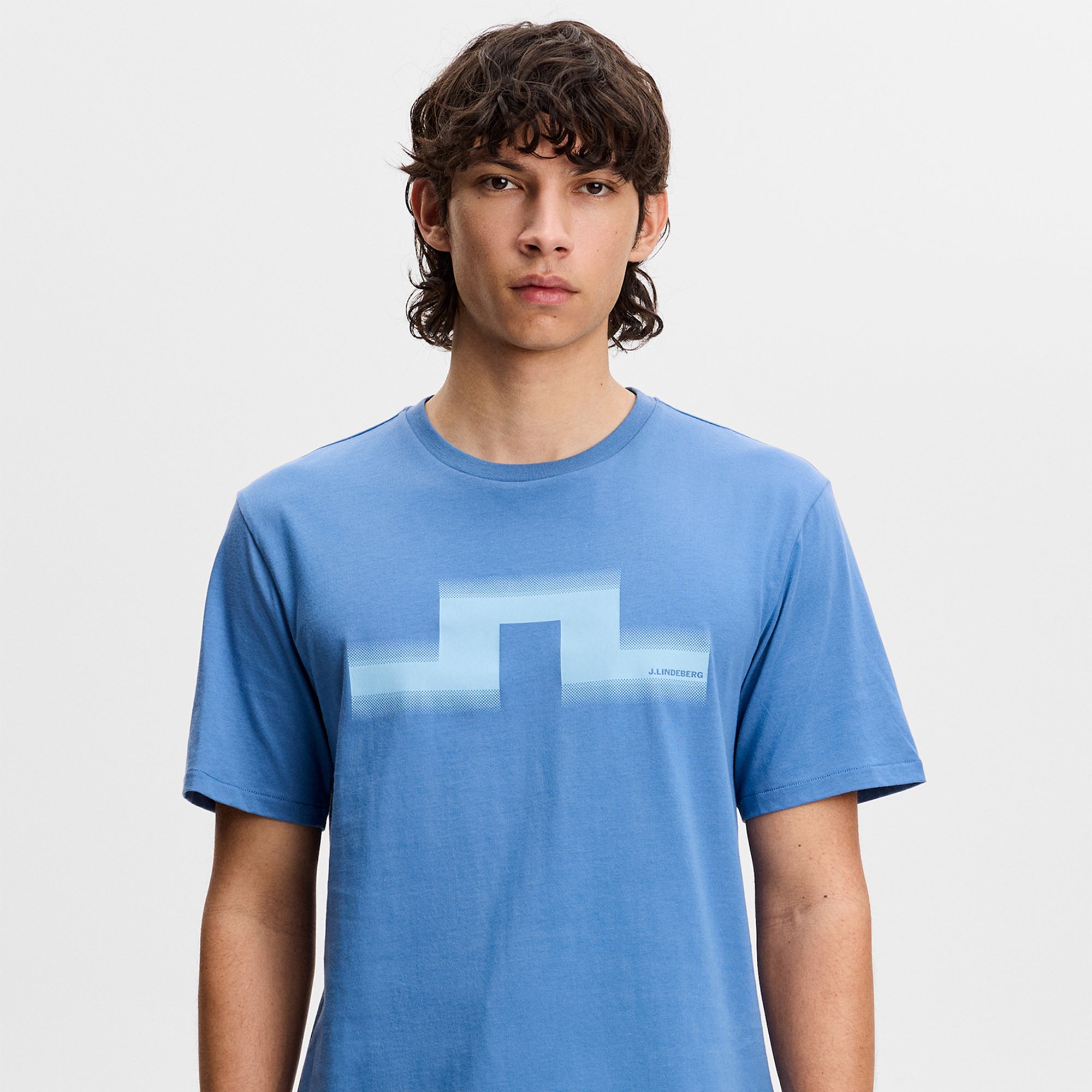 J Lindeberg Alpha Graphic T-Shirt Federal Blue