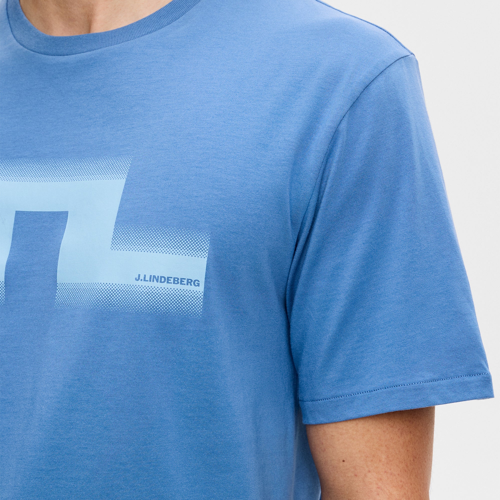 J Lindeberg Alpha Graphic T-Shirt Federal Blue