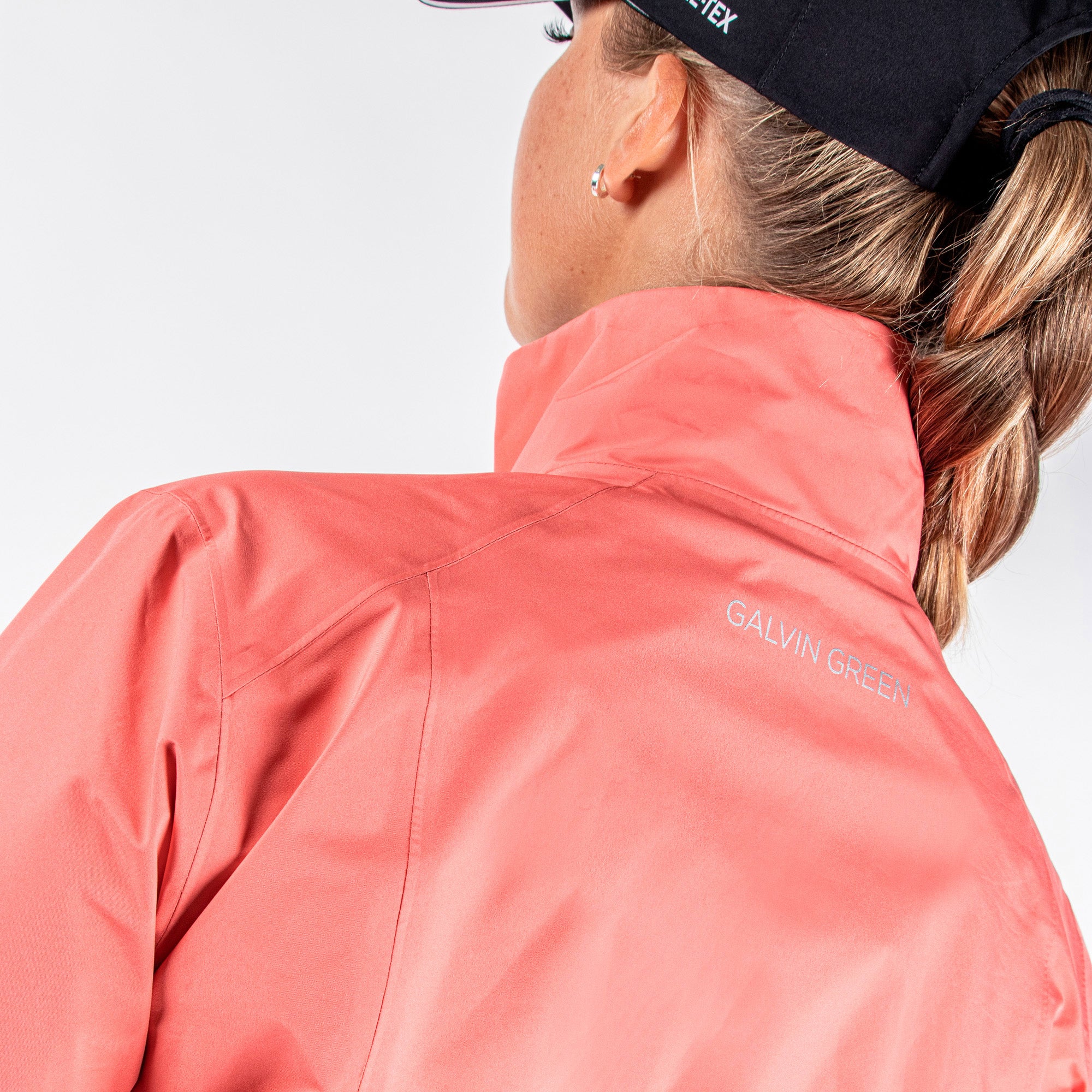 Galvin Green Alice Paclite Gore-Tex Ladies Waterproof Golf Jacket Coral