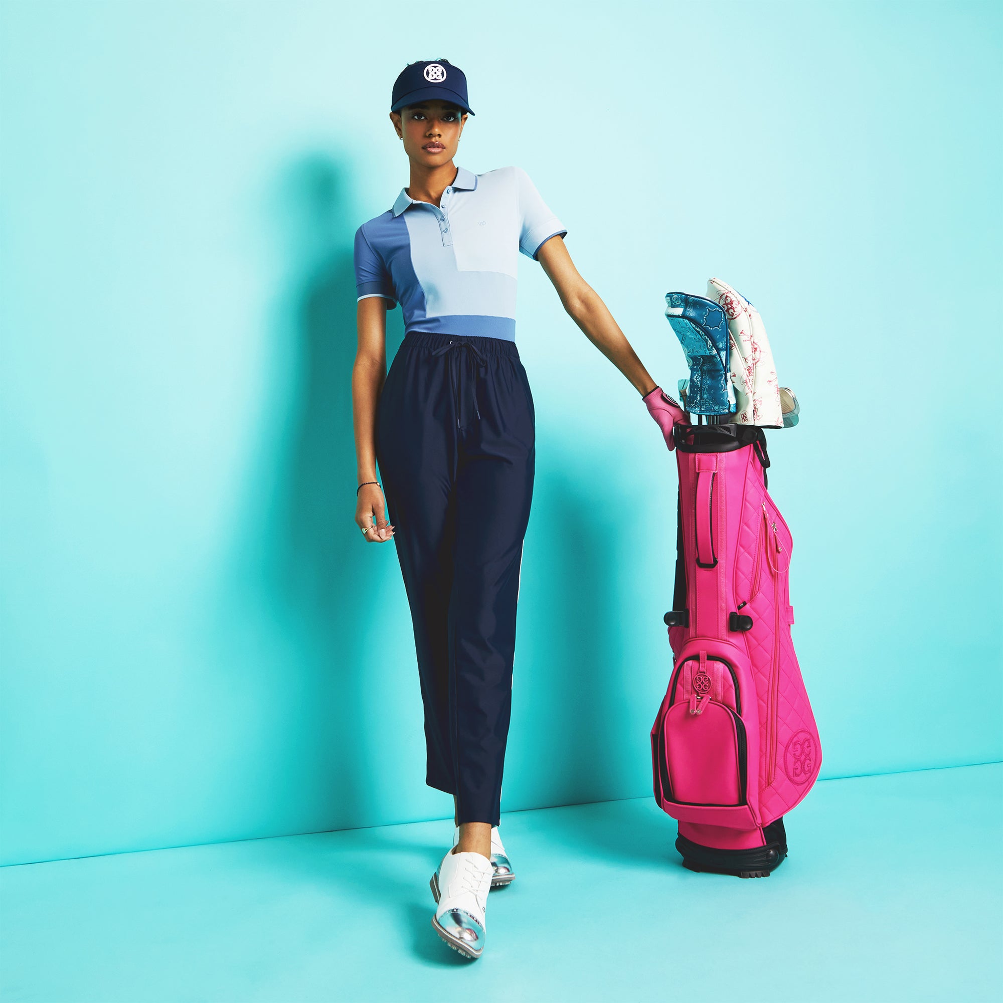 G/FORE Tux Relaxed Fit Tech Ladies Golf Pants Twilight