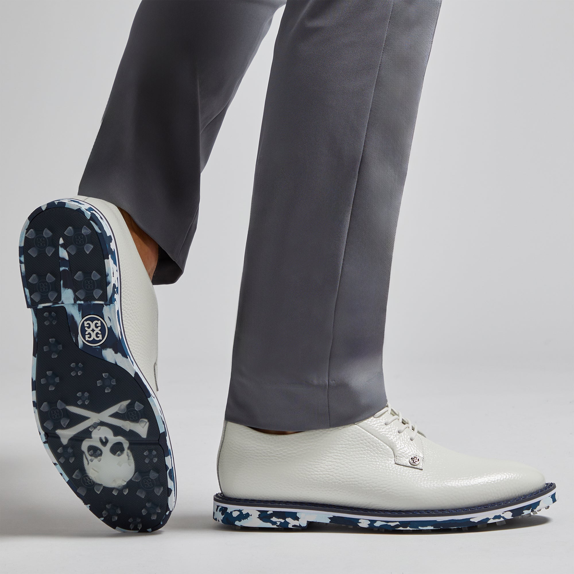 G/FORE Camo Sole Mens Gallivanter Golf Shoe Snow/Twilight