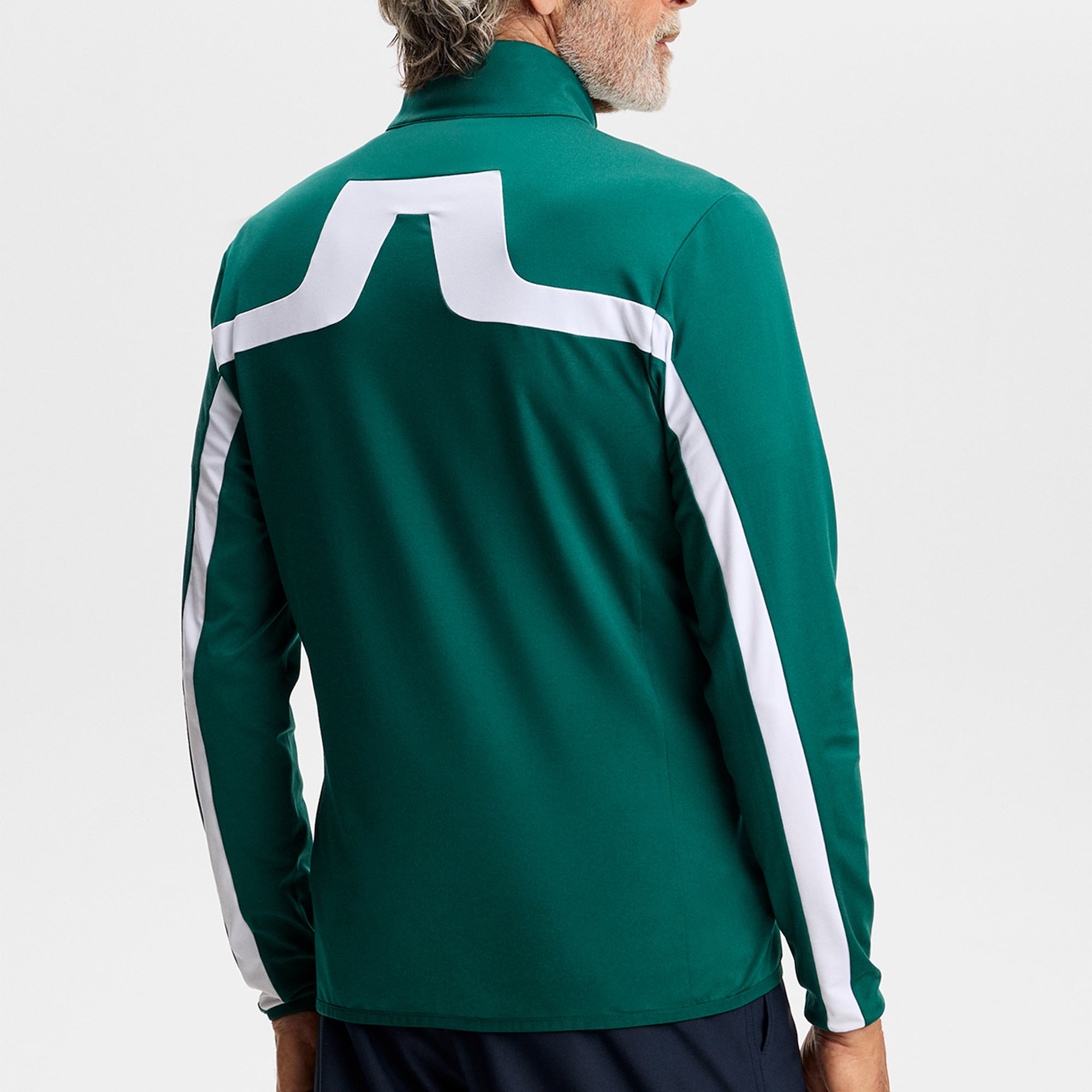 J Lindeberg Jarvis Mens Golf Mid Layer Forest Biome