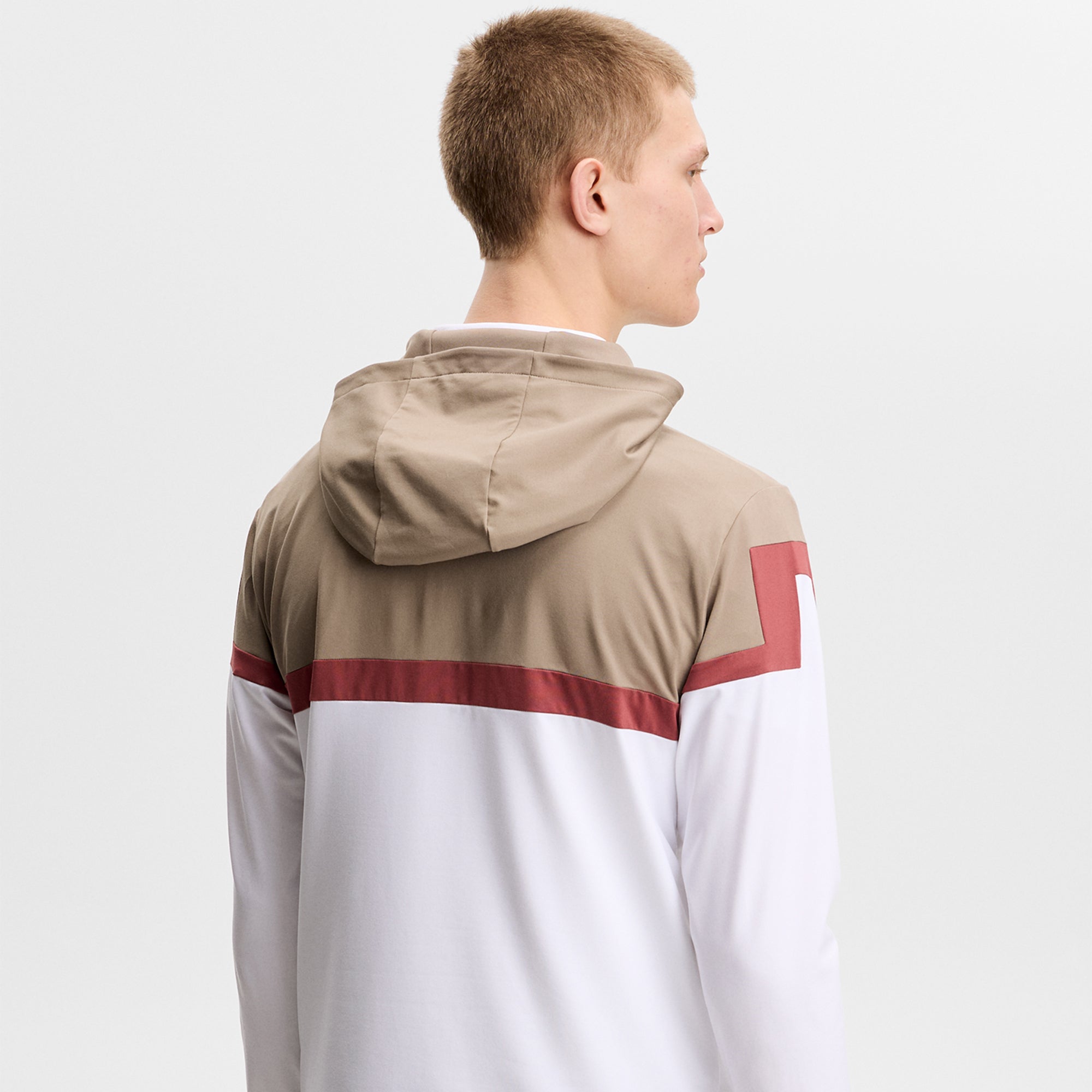 J Lindeberg Sole Mens Golf Hoodie Brindle