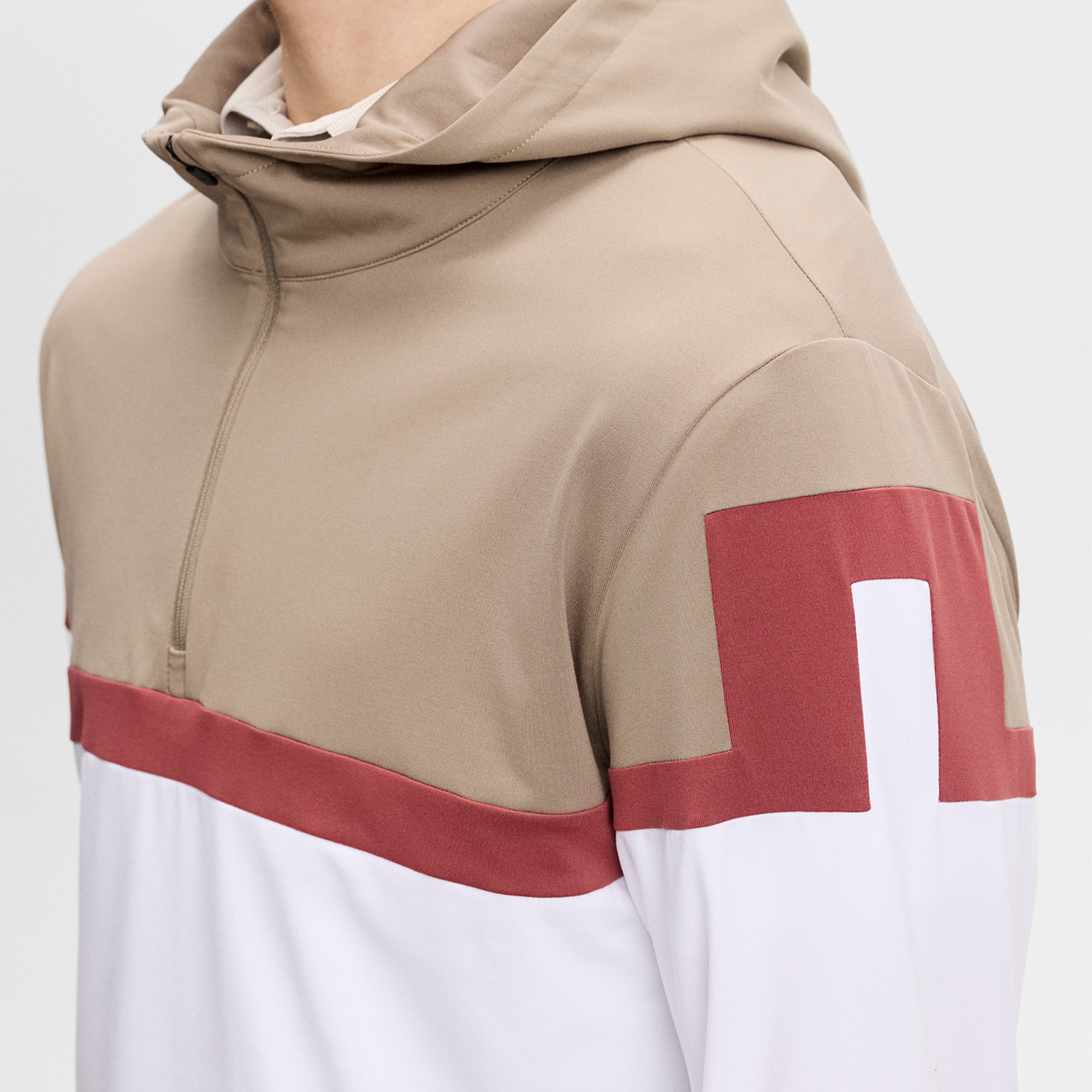 J Lindeberg Sole Mens Golf Hoodie Brindle
