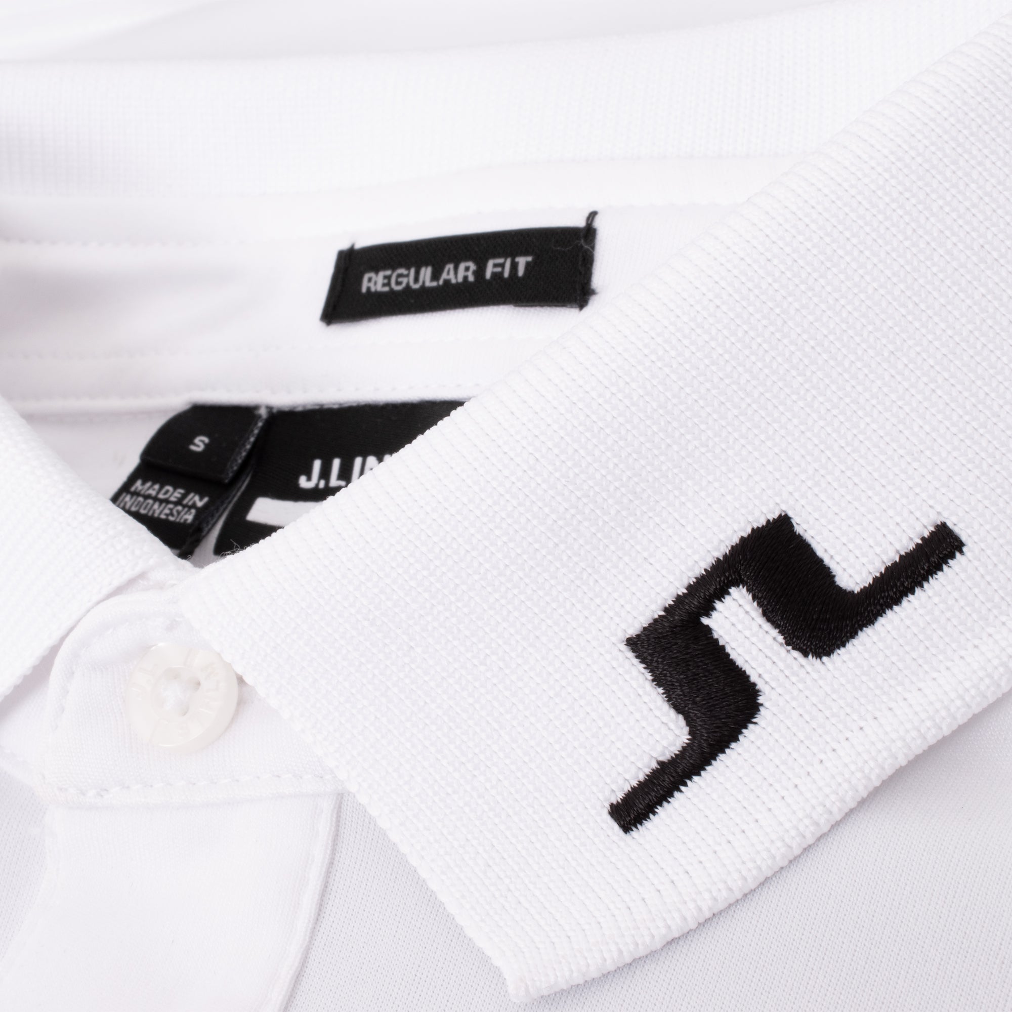 J Lindeberg KV Regular Fit Mens Golf Polo Shirt White