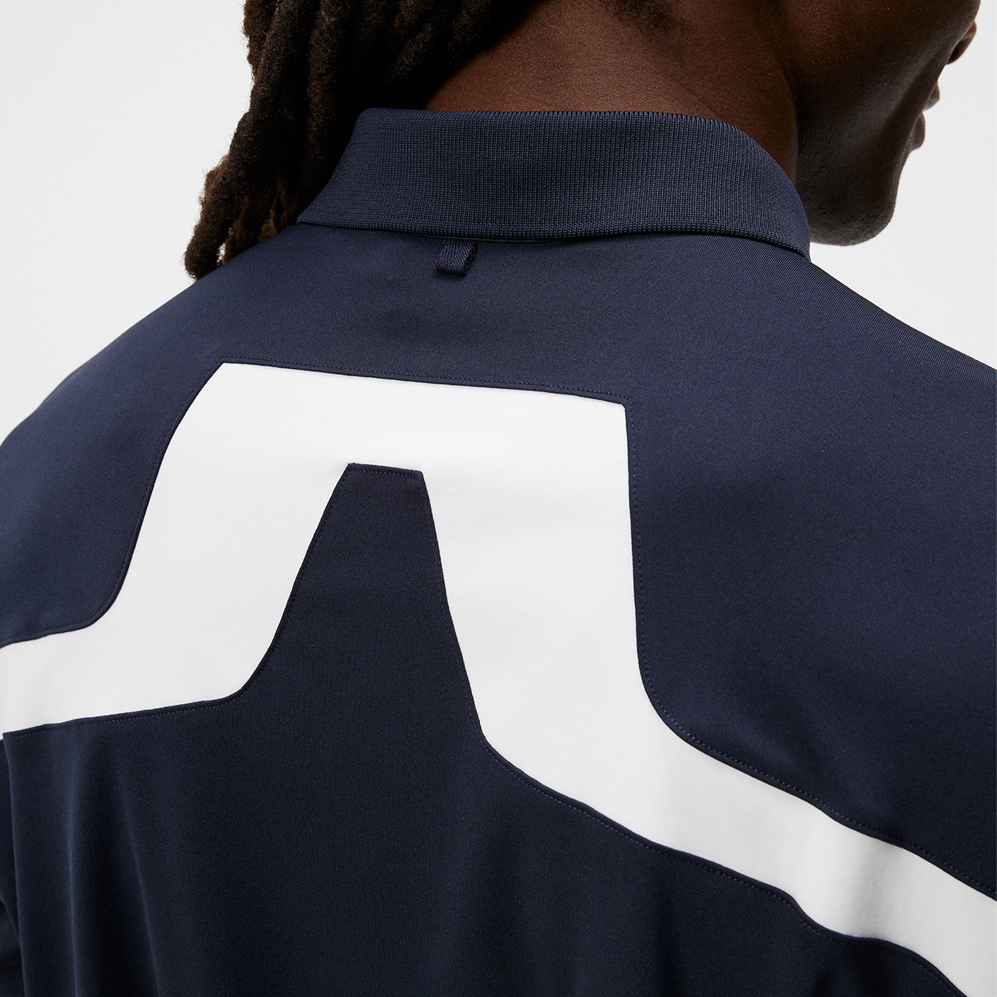 J Lindeberg KV Regular Fit Mens Golf Polo Shirt Navy