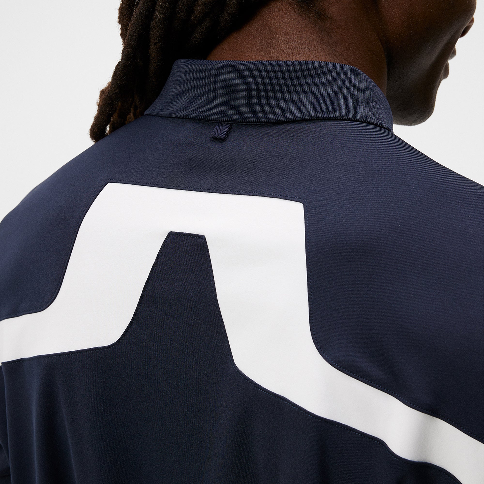 J Lindeberg KV Regular Fit Mens Golf Polo Shirt Navy