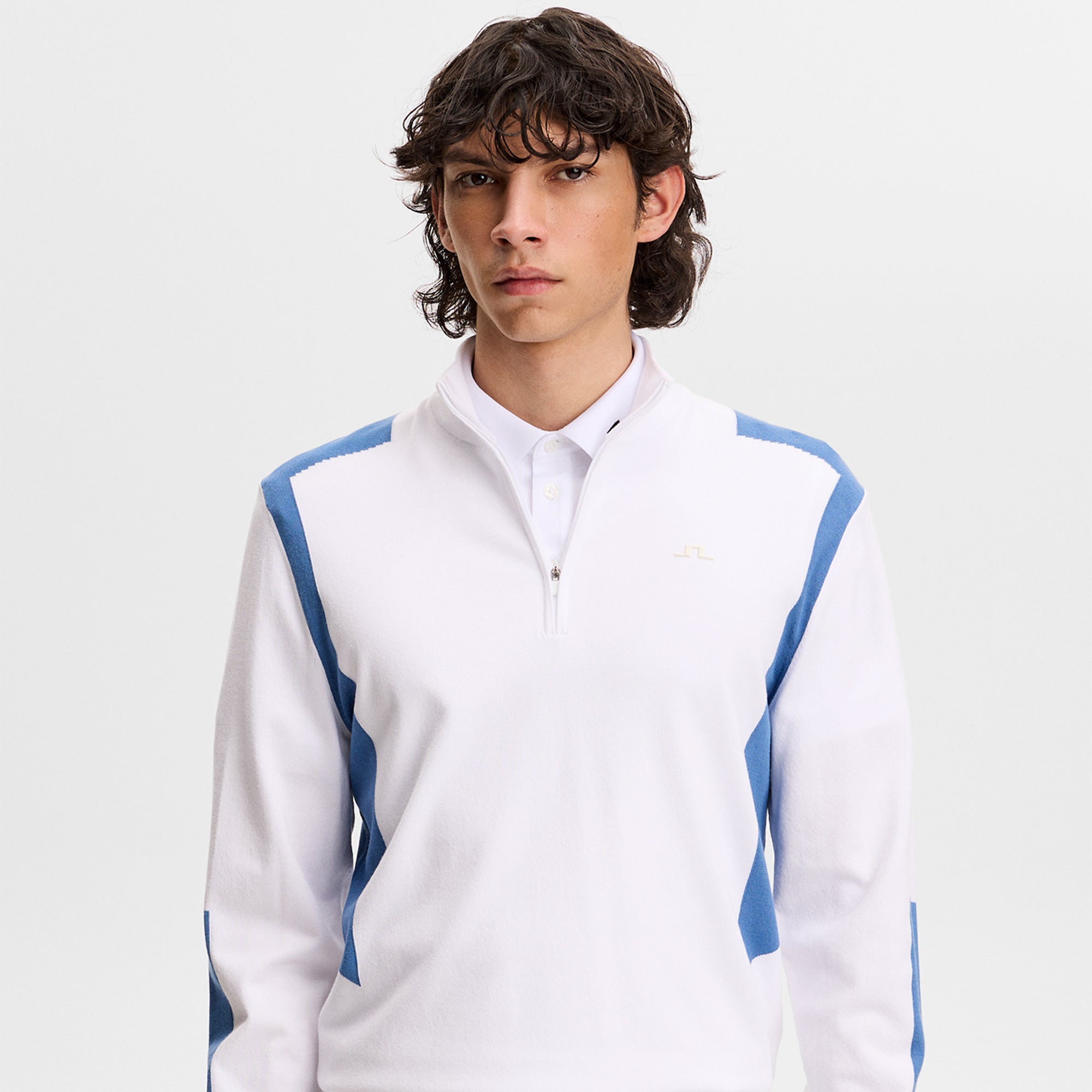 J Lindeberg Kendrick Knitted Mens Golf Zip Sweater