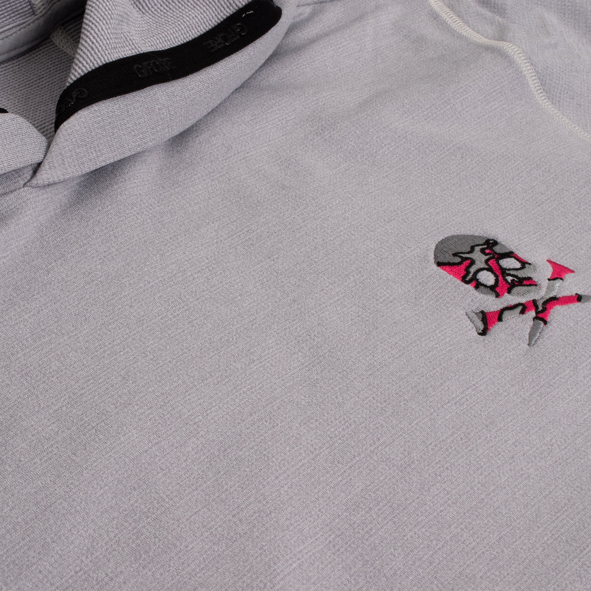 G/FORE Lightweight French Terry Mens Golf Hoodie Light Heather Grey