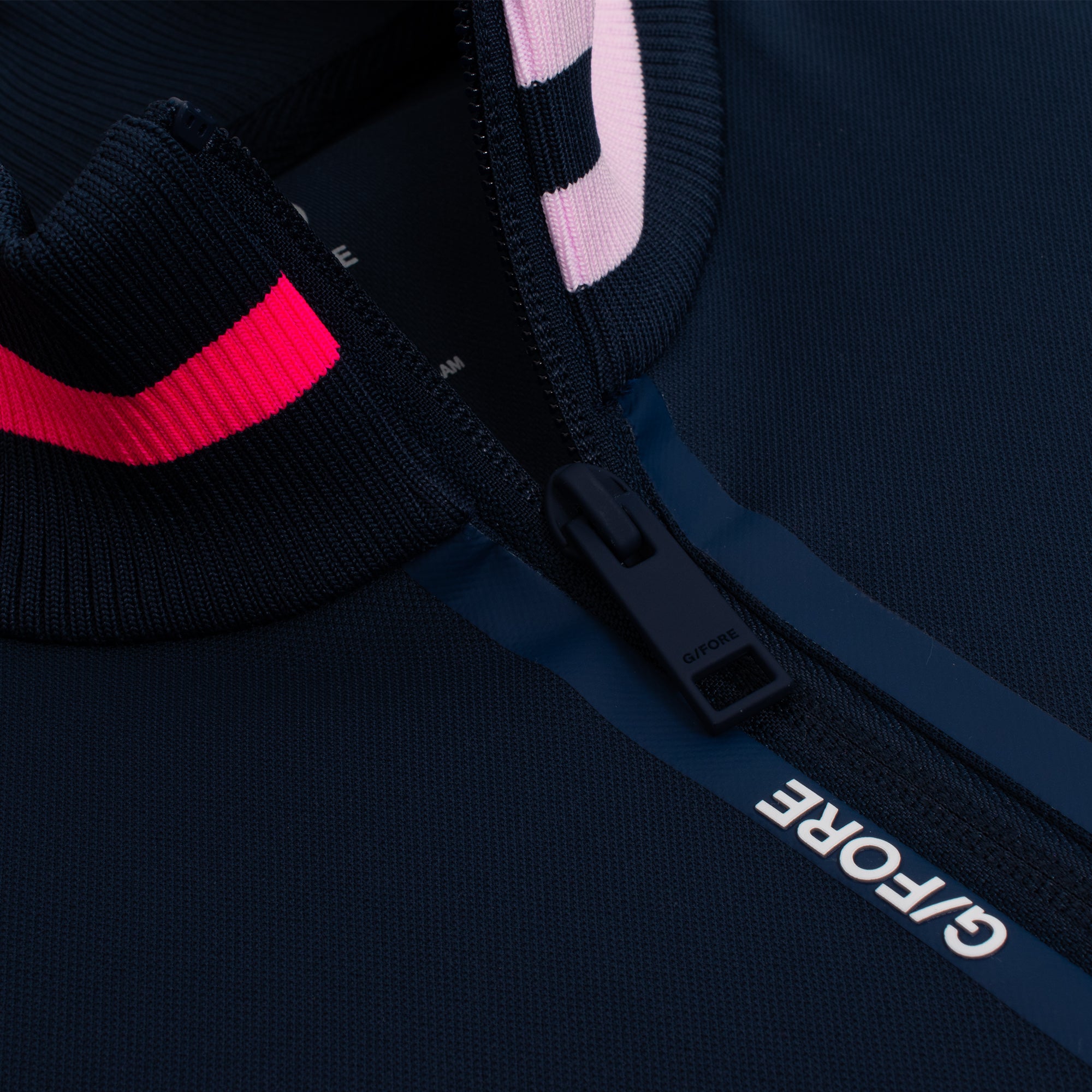 G/FORE Double Knit Pique Quarter Zip Mens Golf Vest Atlantic