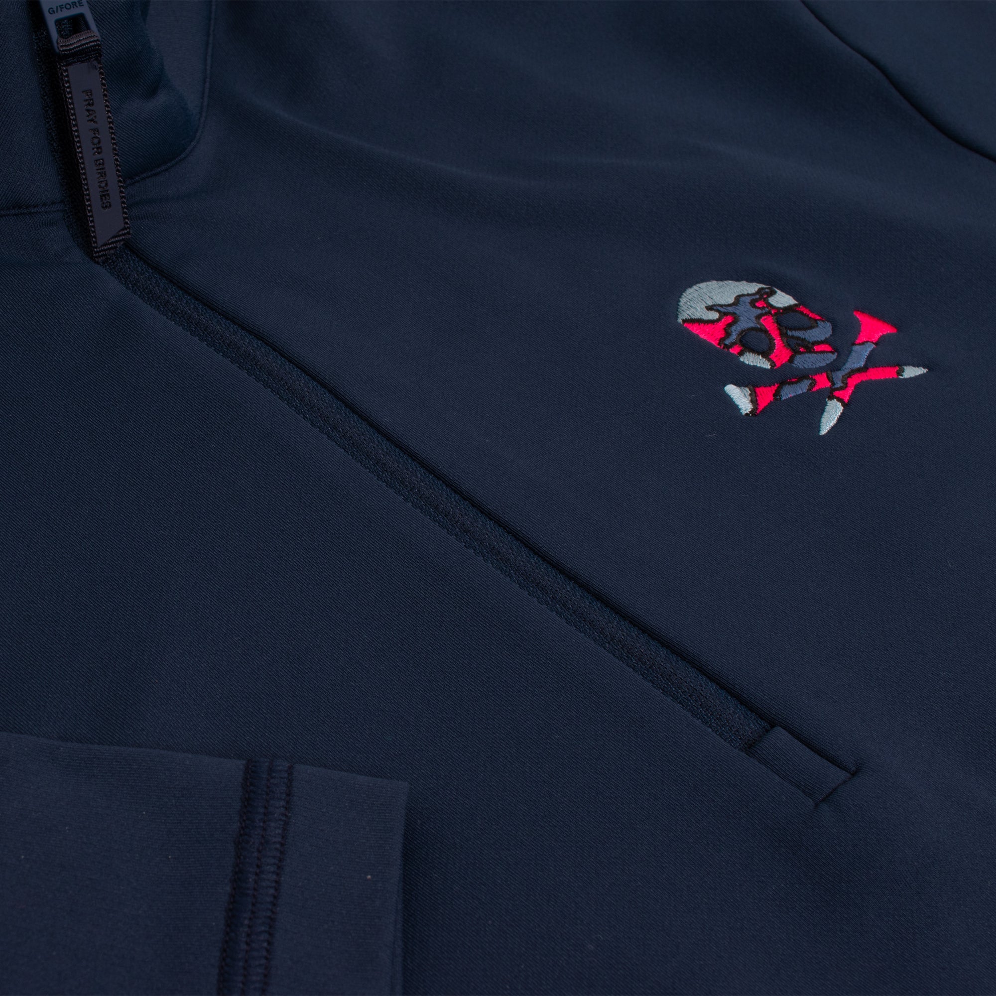 G/FORE Lightweight French Terry Mens Golf Mid Layer Twilight