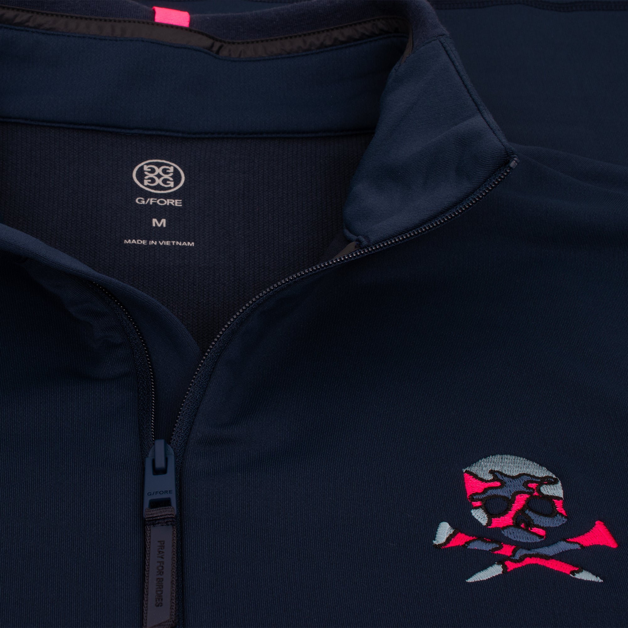 G/FORE Lightweight French Terry Mens Golf Mid Layer Twilight