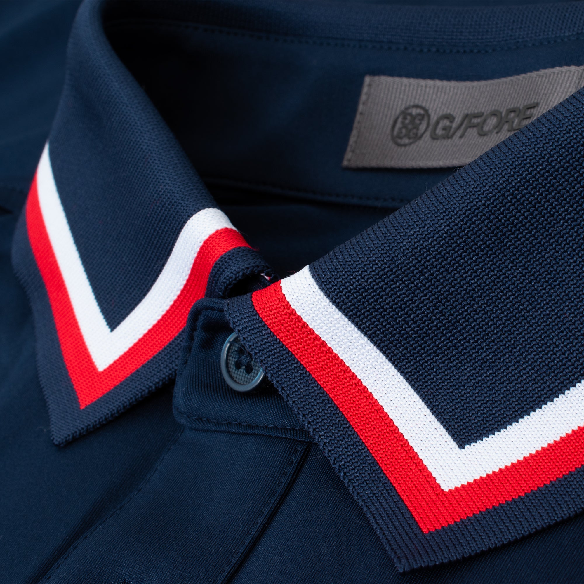 G/FORE G-TAB Essential Tech Jersey Banded Mens Polo Shirt Twilight