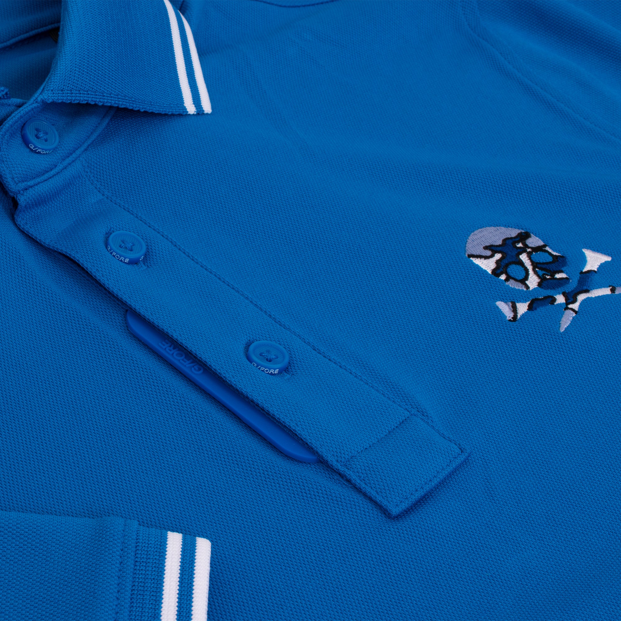 G/FORE Tux Perfomance Pique Mens Polo Shirt Lisbon