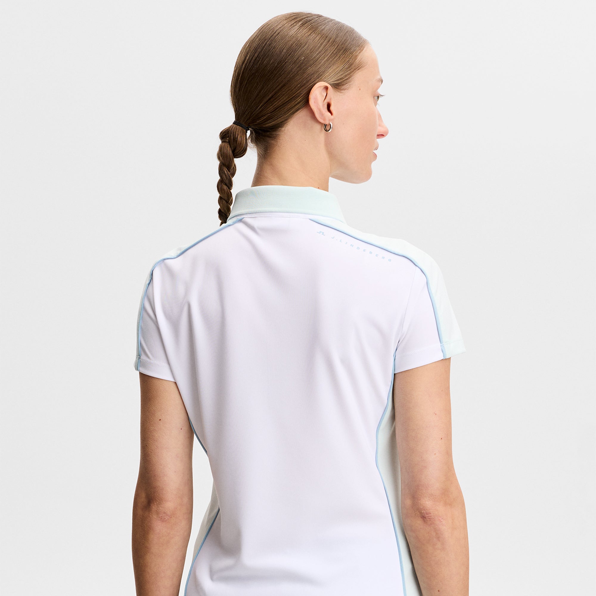 J Lindeberg Demi Ladies Golf Polo Shirt White