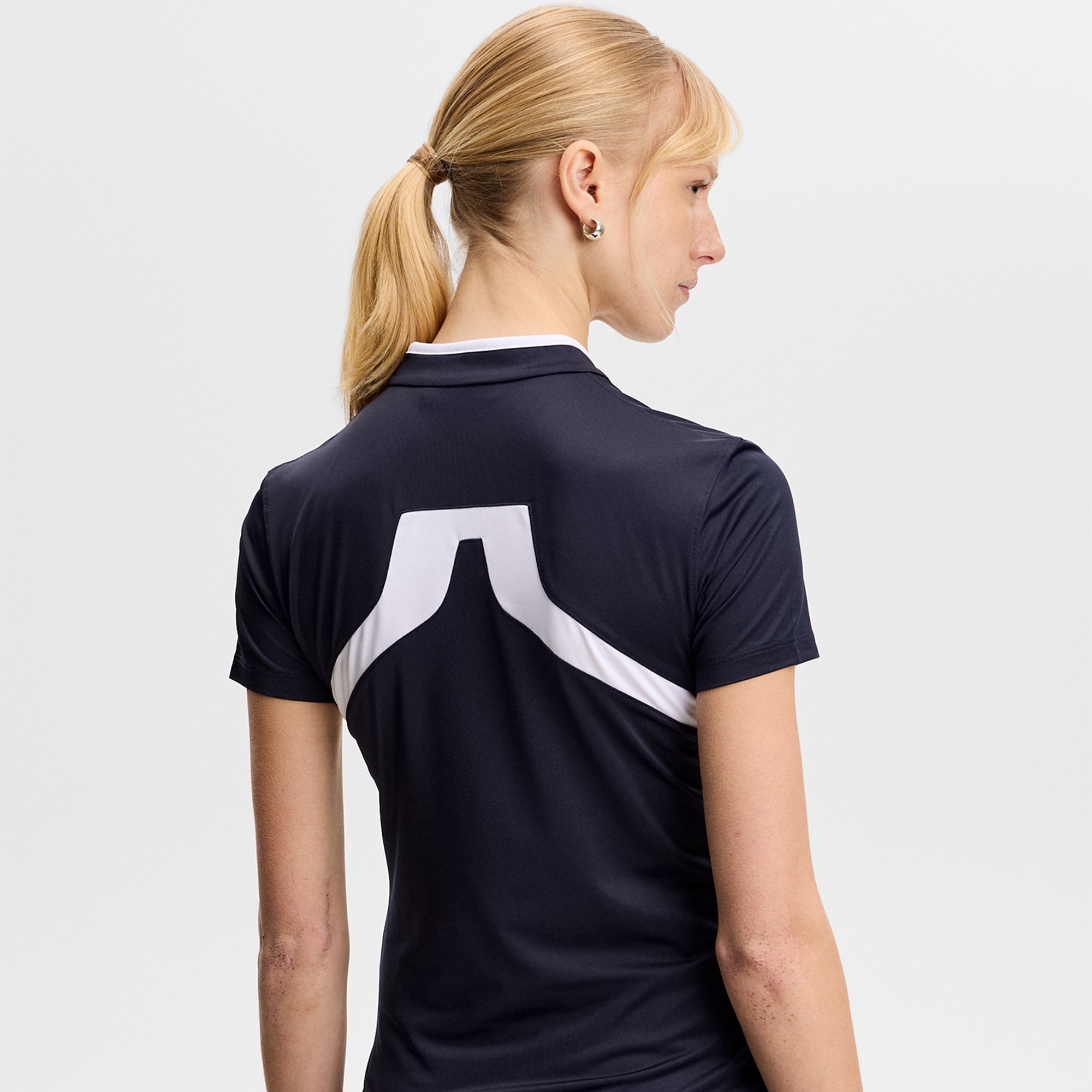 J Lindeberg Katie Ladies Golf Top Navy