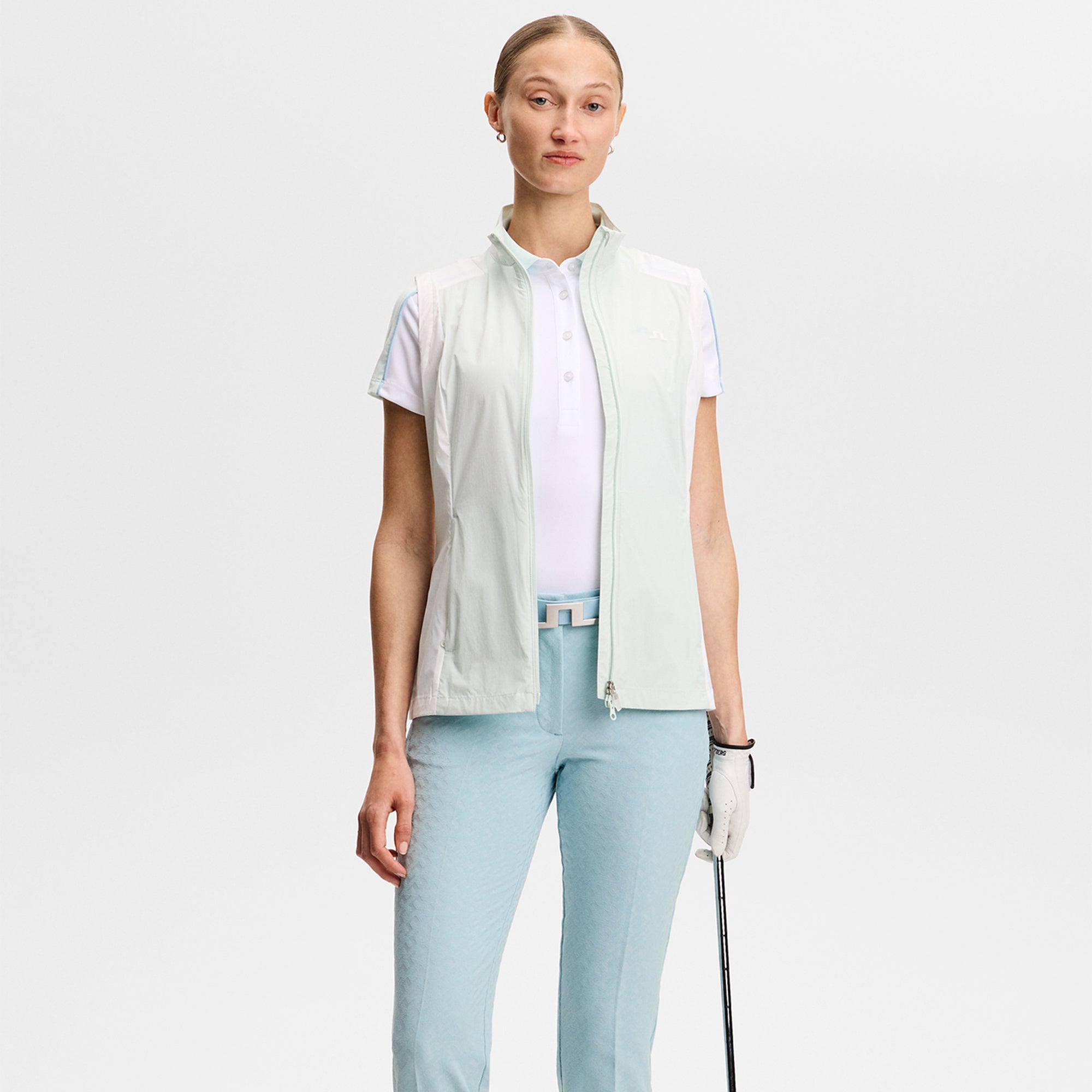 J Lindeberg Pia Bridge Ladies Golf Pant Forget-Me-Not Blue