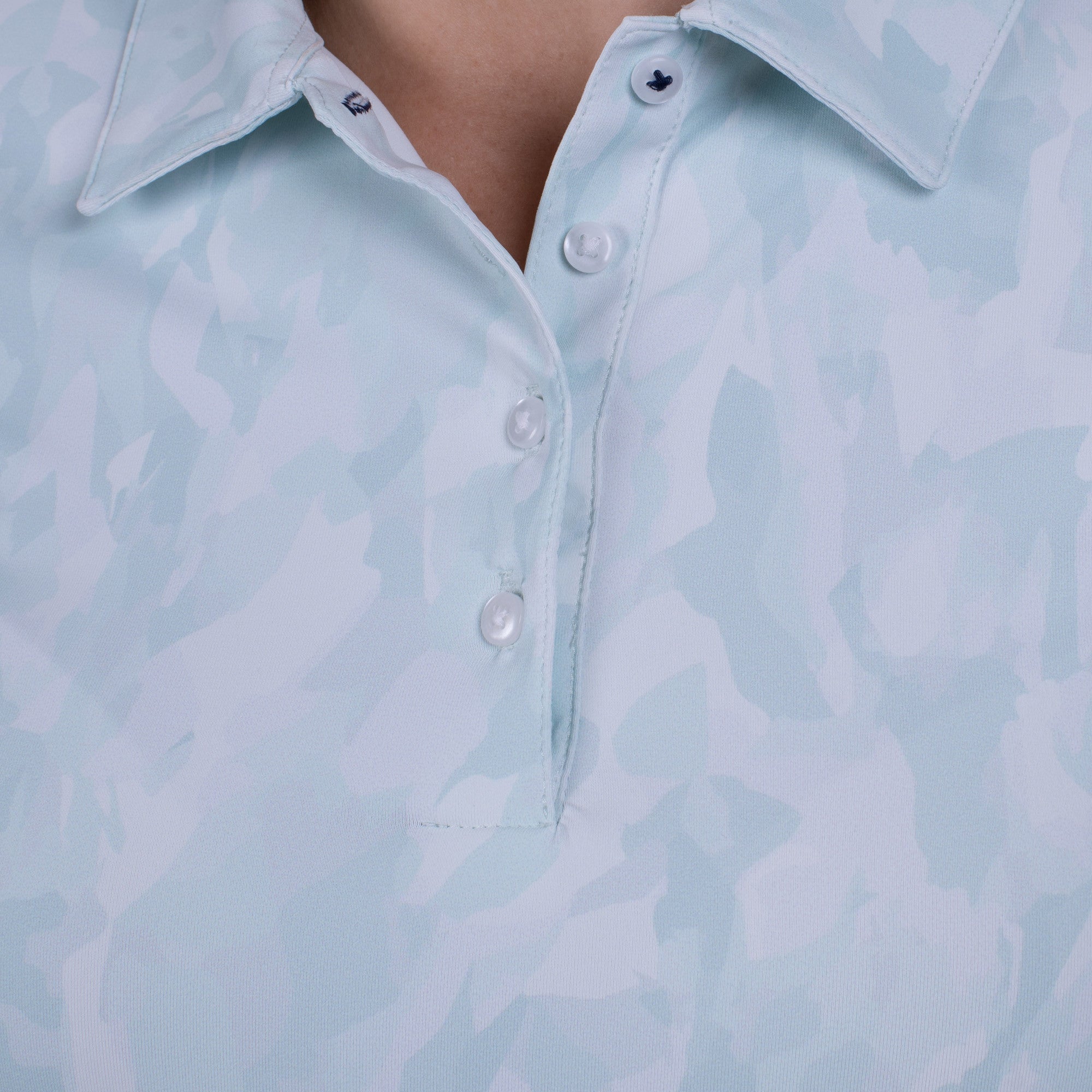 KJUS Enya Printed Ladies Golf Polo Mist