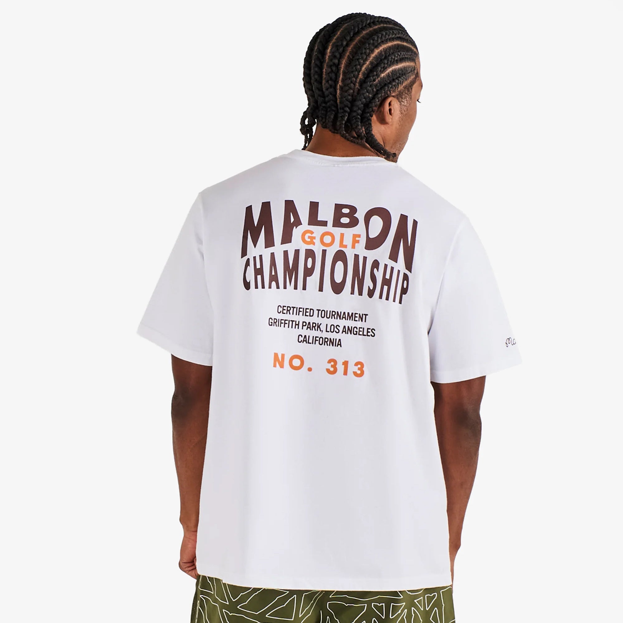 Malbon Golf Bermuda Championship Tee White