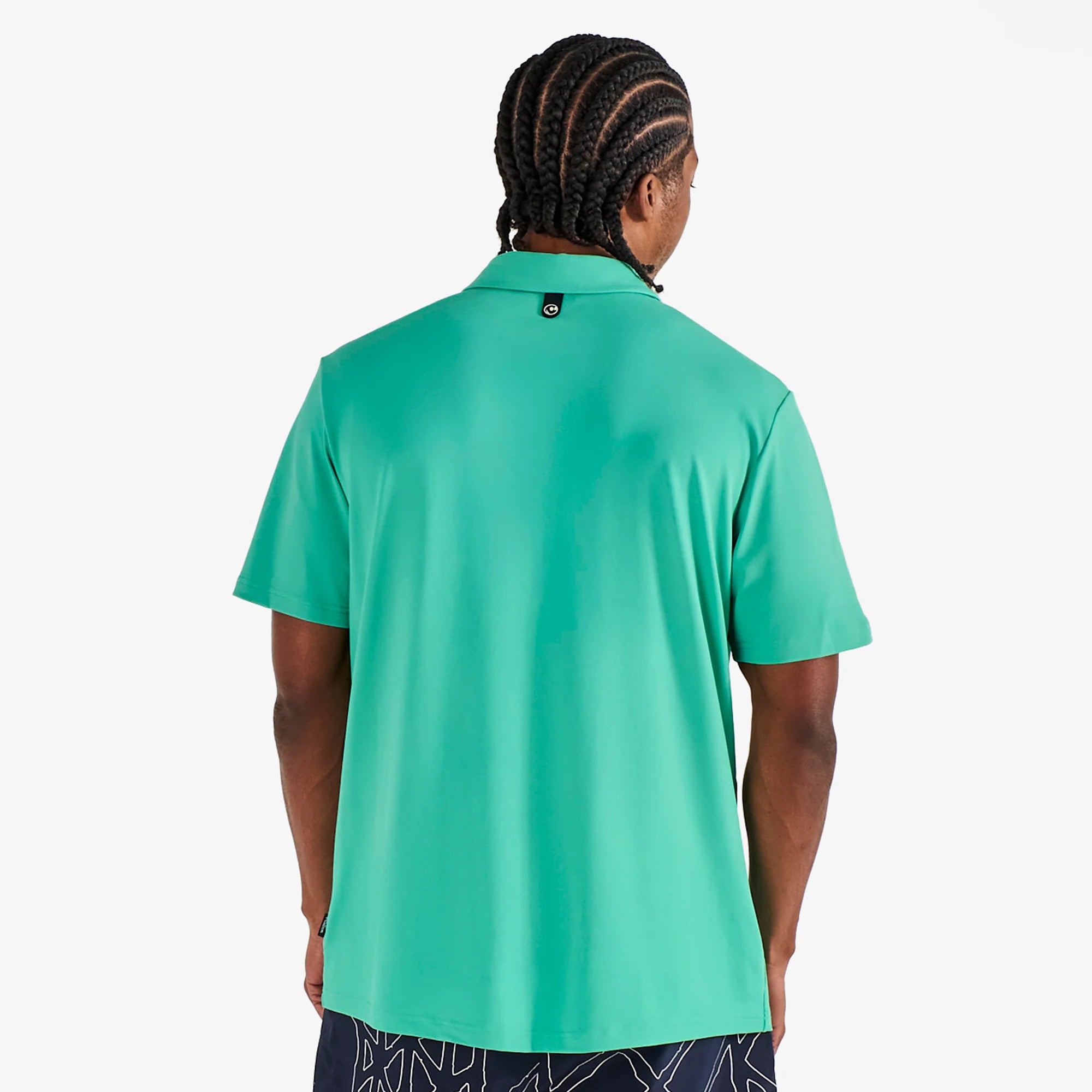 Malbon Golf Fairway Polo Marine Green