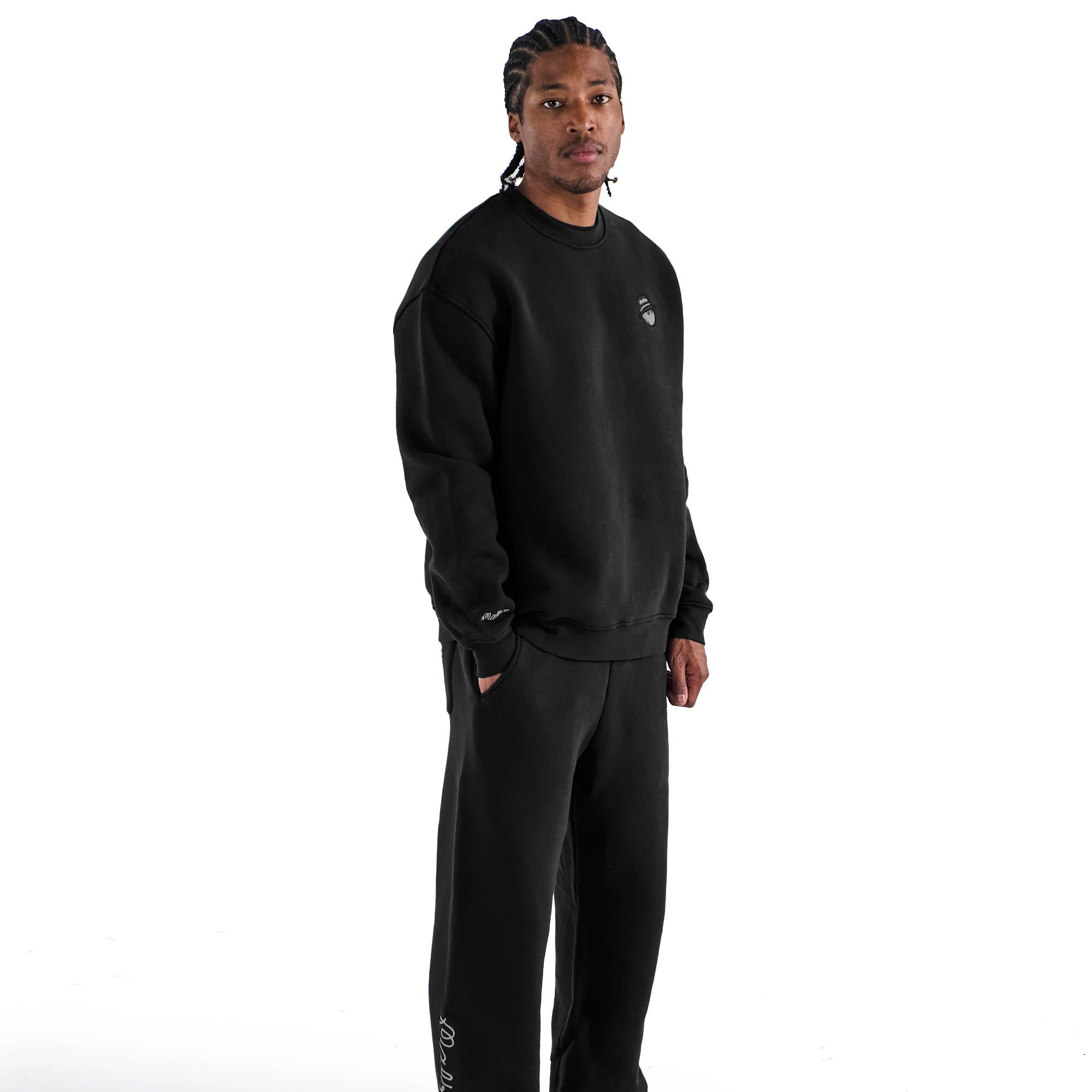 Malbon Golf Icons Range Sweatshirt Black