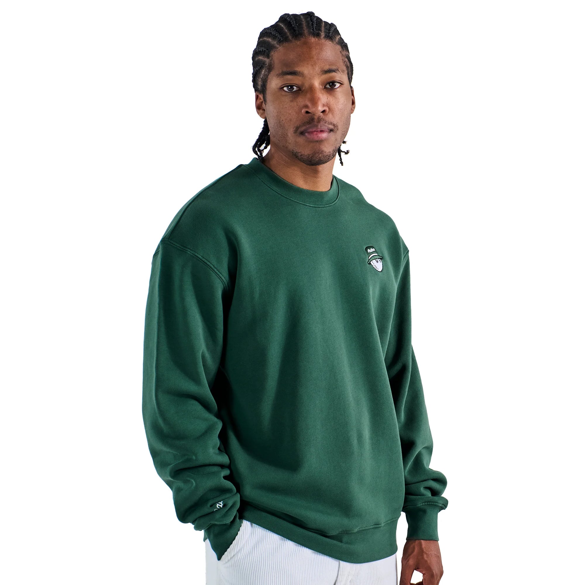 Malbon Golf Icons Range Sweatshirt Forest