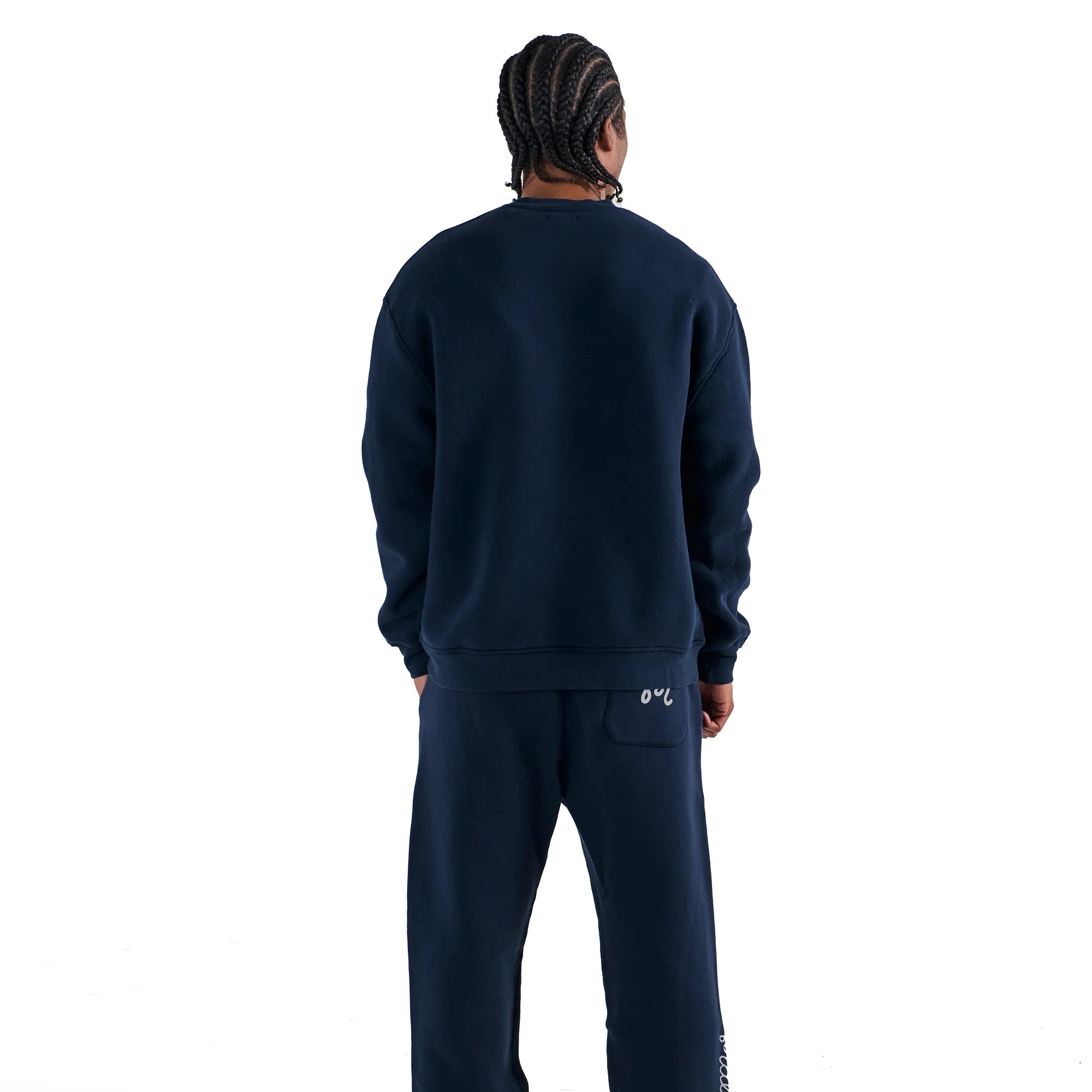 Malbon Golf Icons Range Sweatshirt Navy