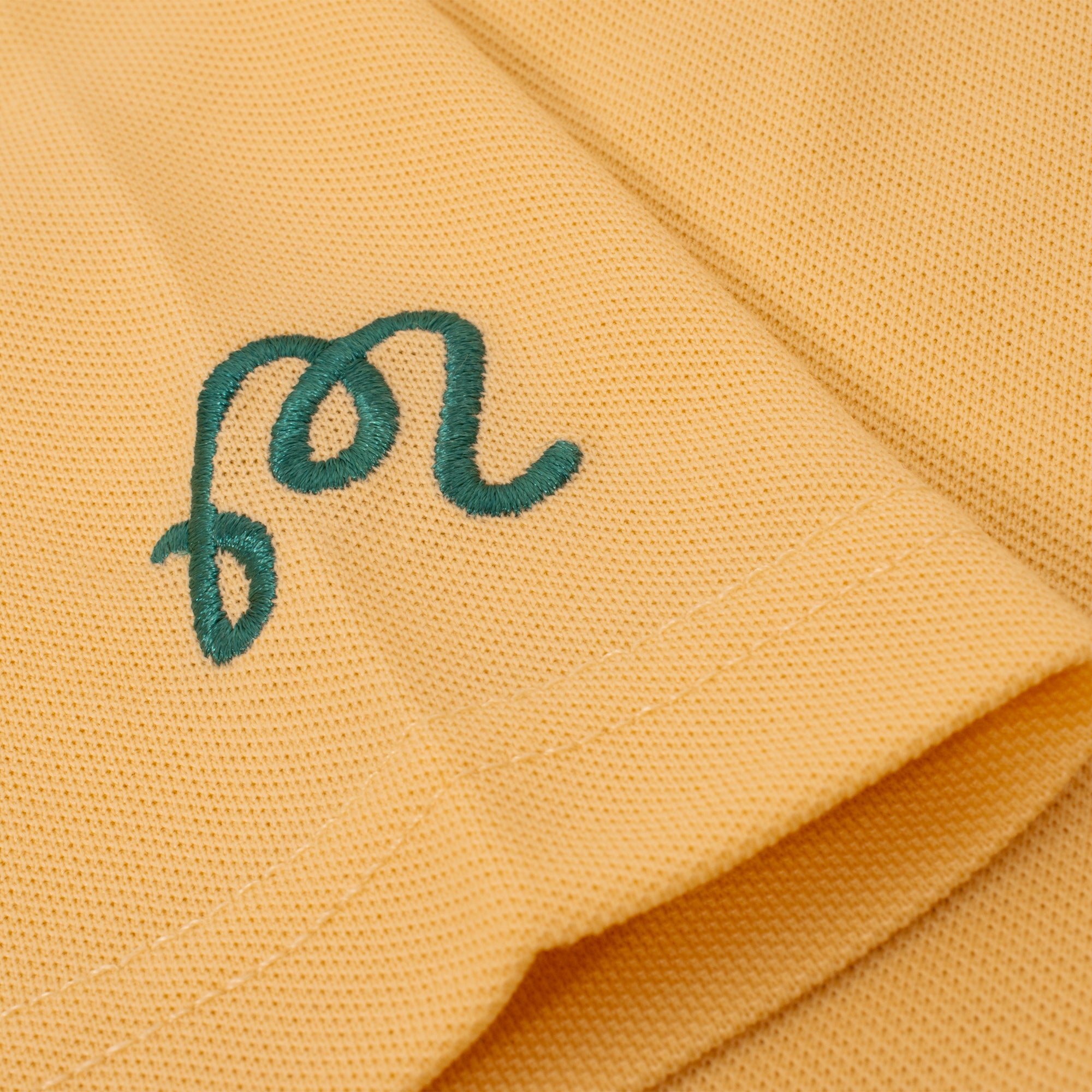 Malbon Two Man Scramble Mens Pique Golf Polo Shirt Light Khaki