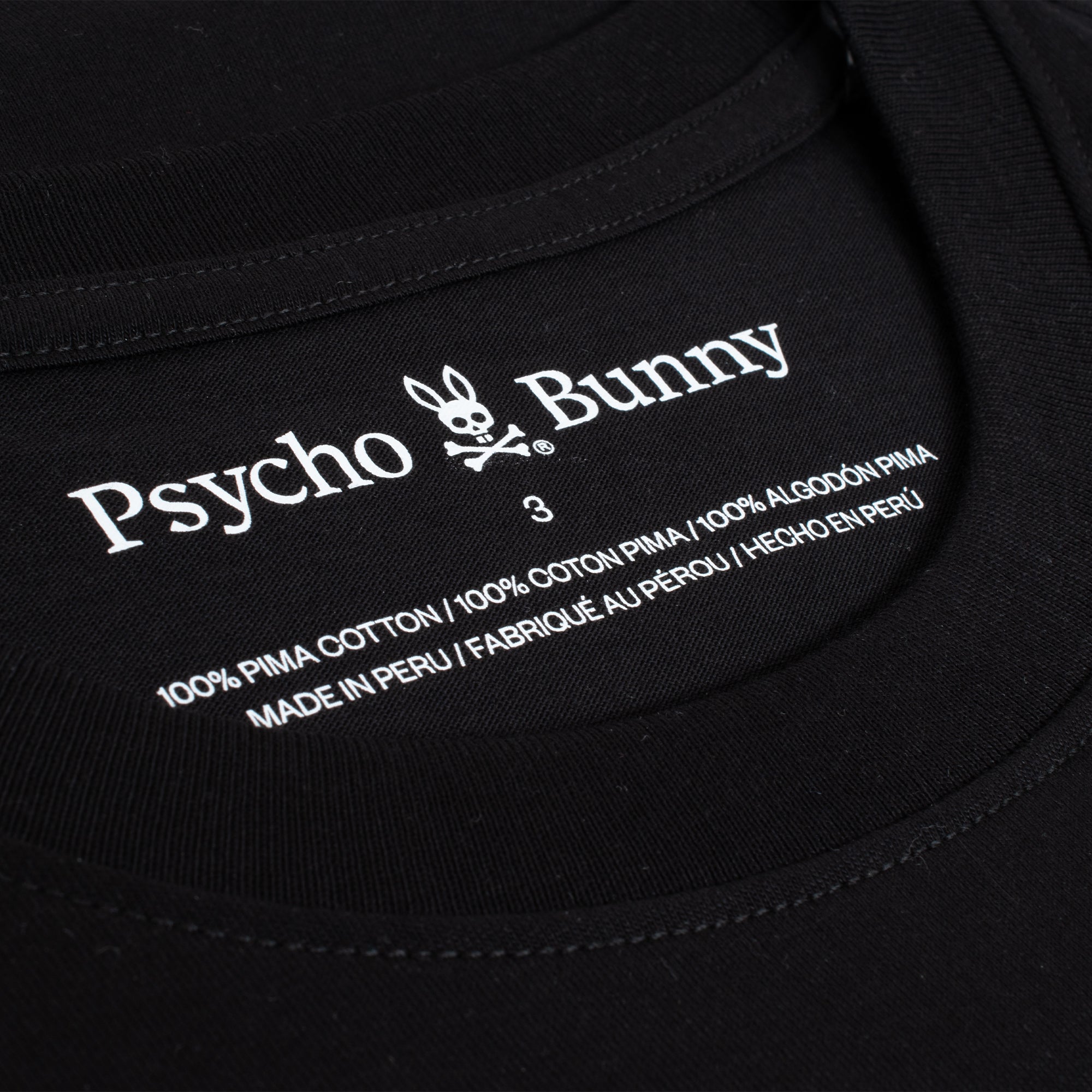 Psycho Bunny Mischief Graphic Tee Black