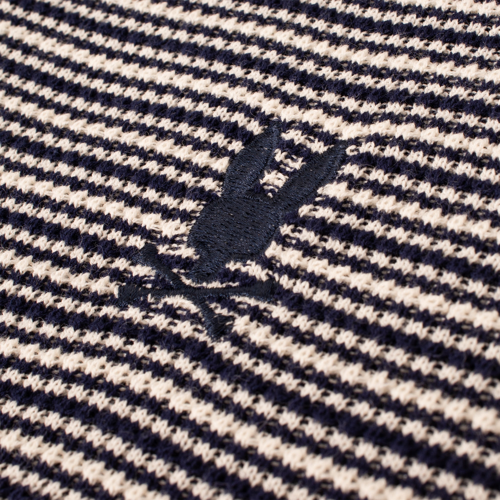 Psycho Bunny Kenny Striped Knit Mens Polo