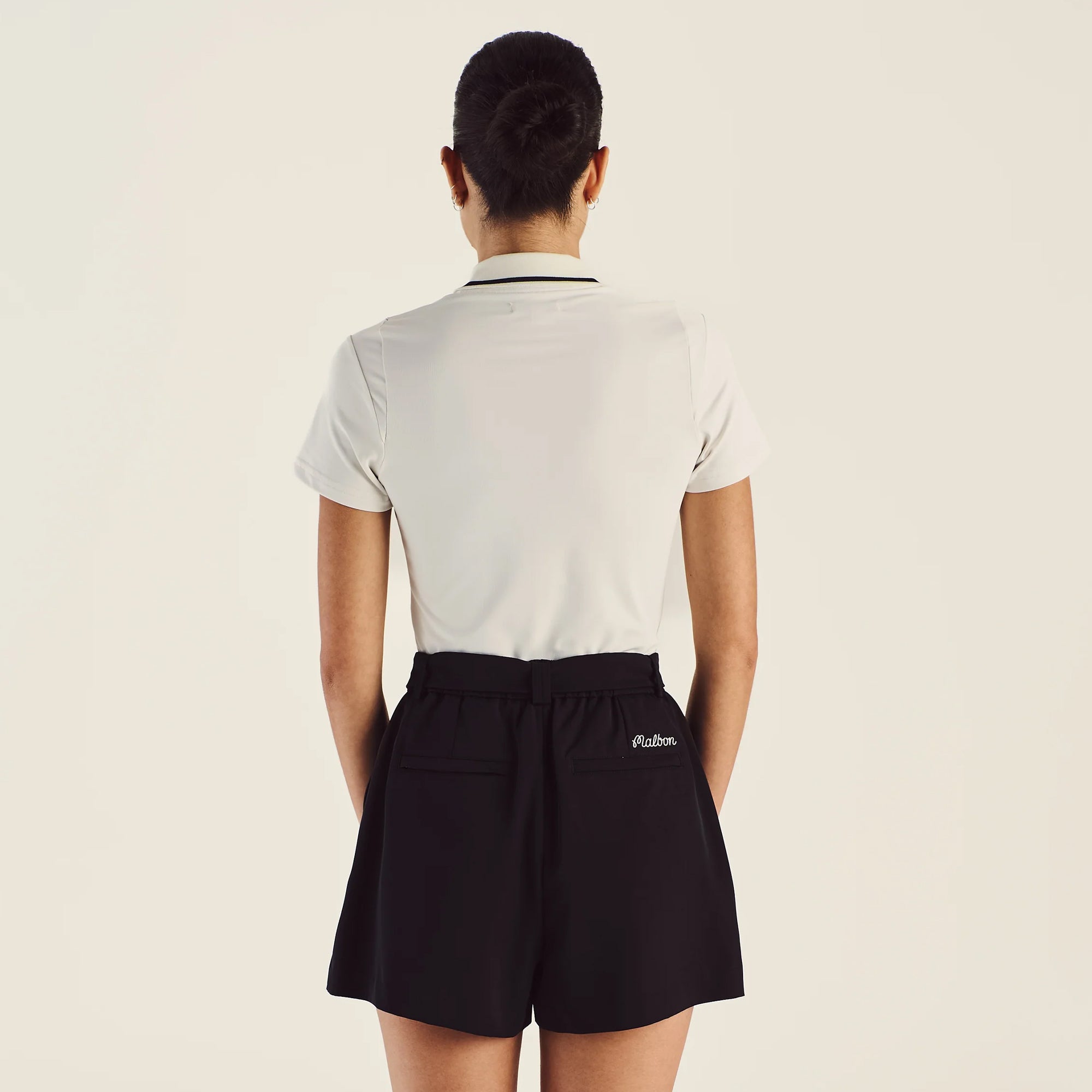 Malbon Golf Womens Icon Paloma Polo White
