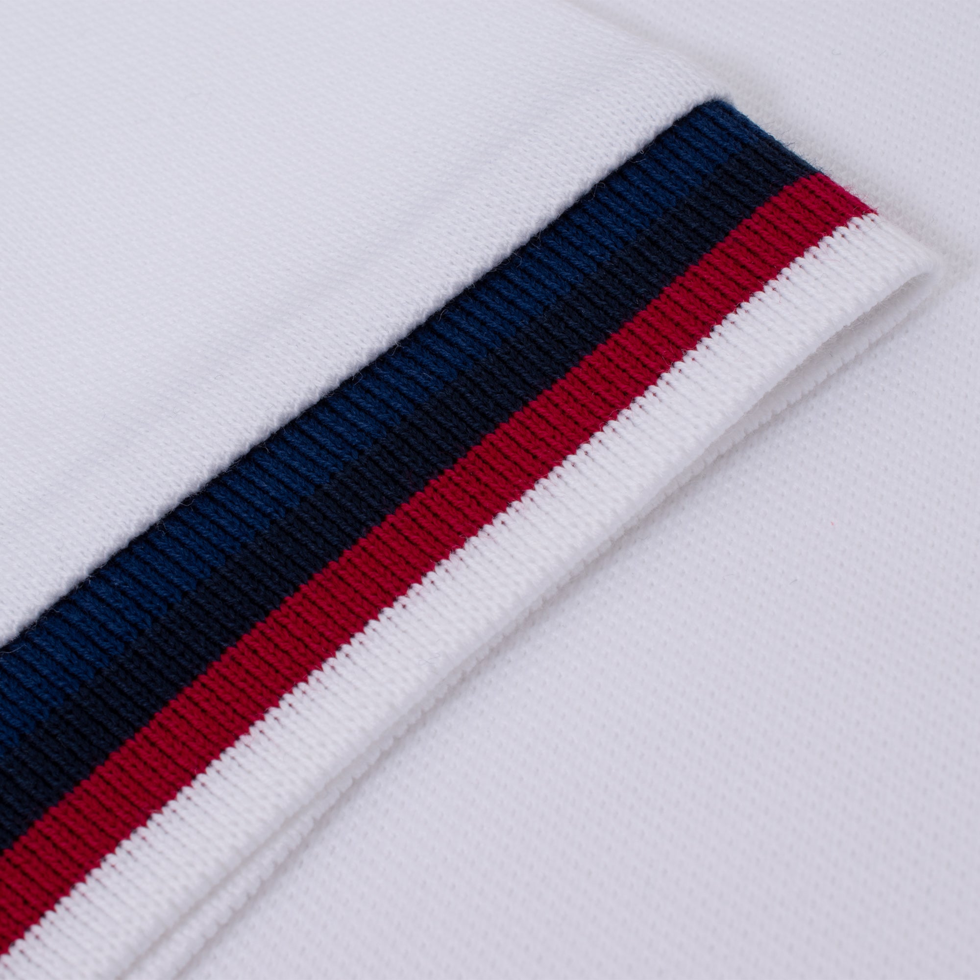 Mens Lacoste Contrast Colour Regular Fit Polo Shirt White